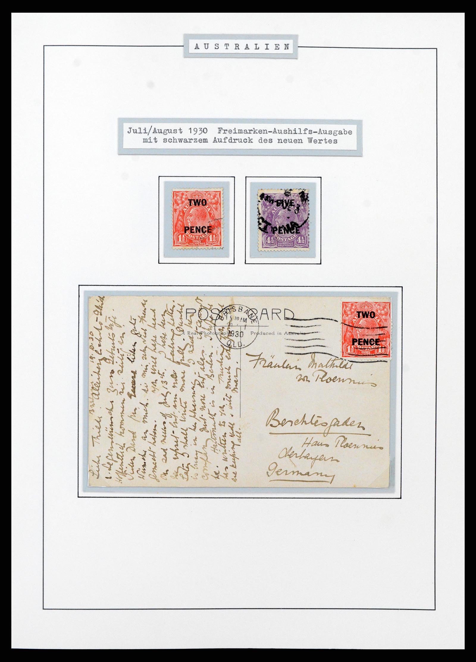 37609 0033 - Postzegelverzameling 37609 Australië 1913-1999.
