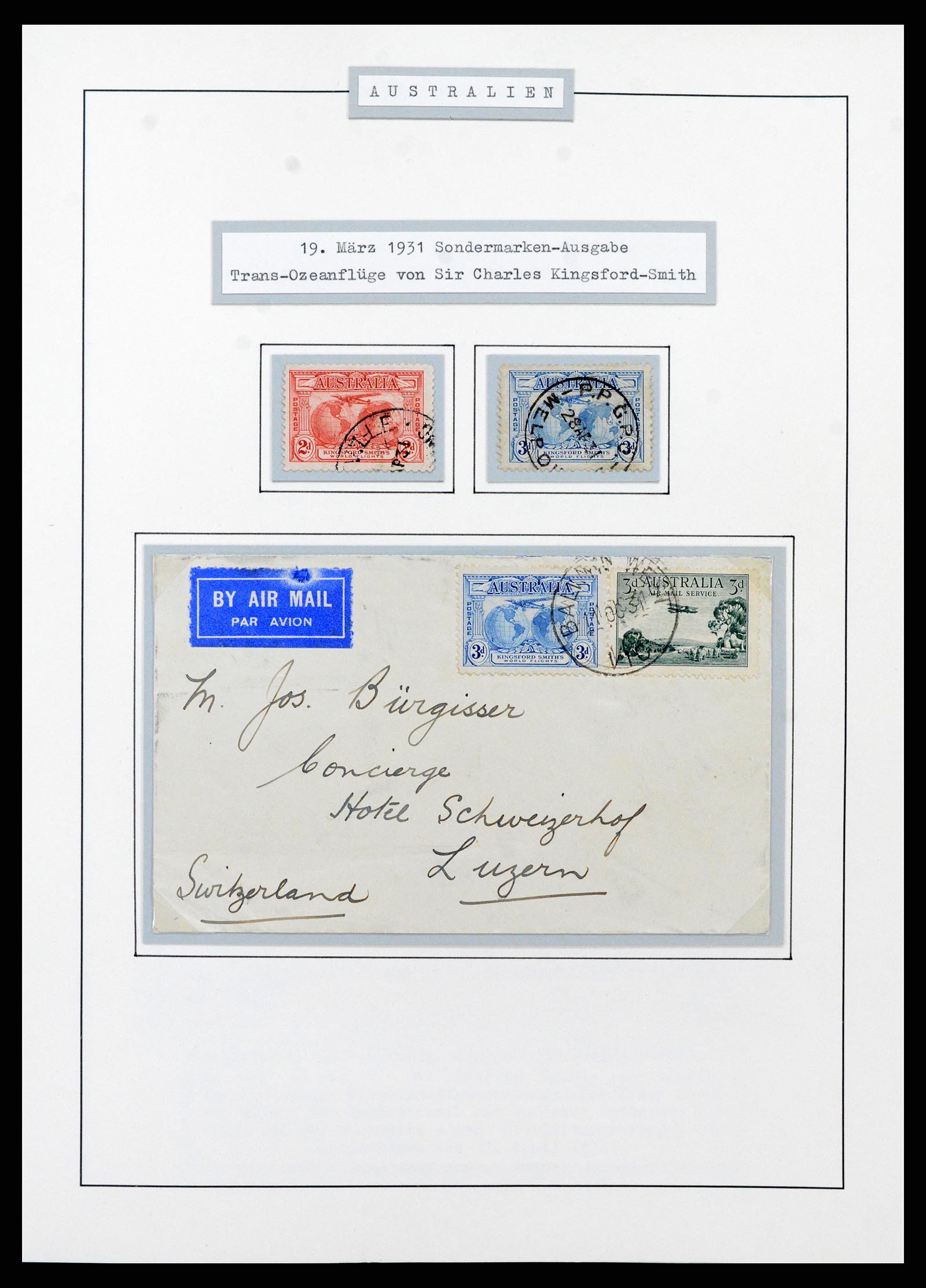 37609 0034 - Postzegelverzameling 37609 Australië 1913-1999.