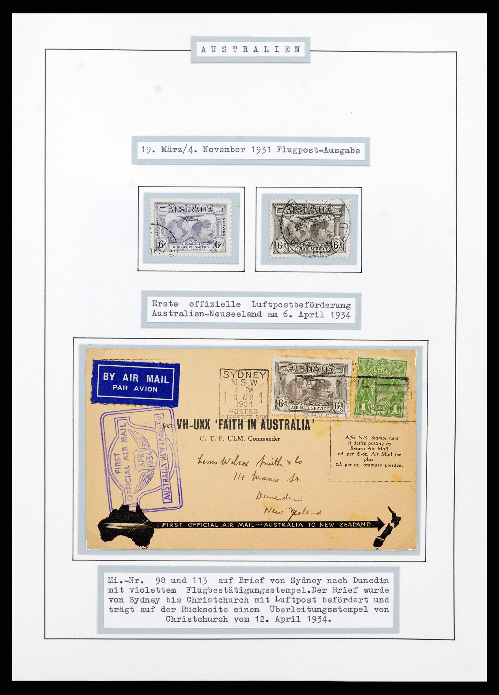 37609 0035 - Postzegelverzameling 37609 Australië 1913-1999.