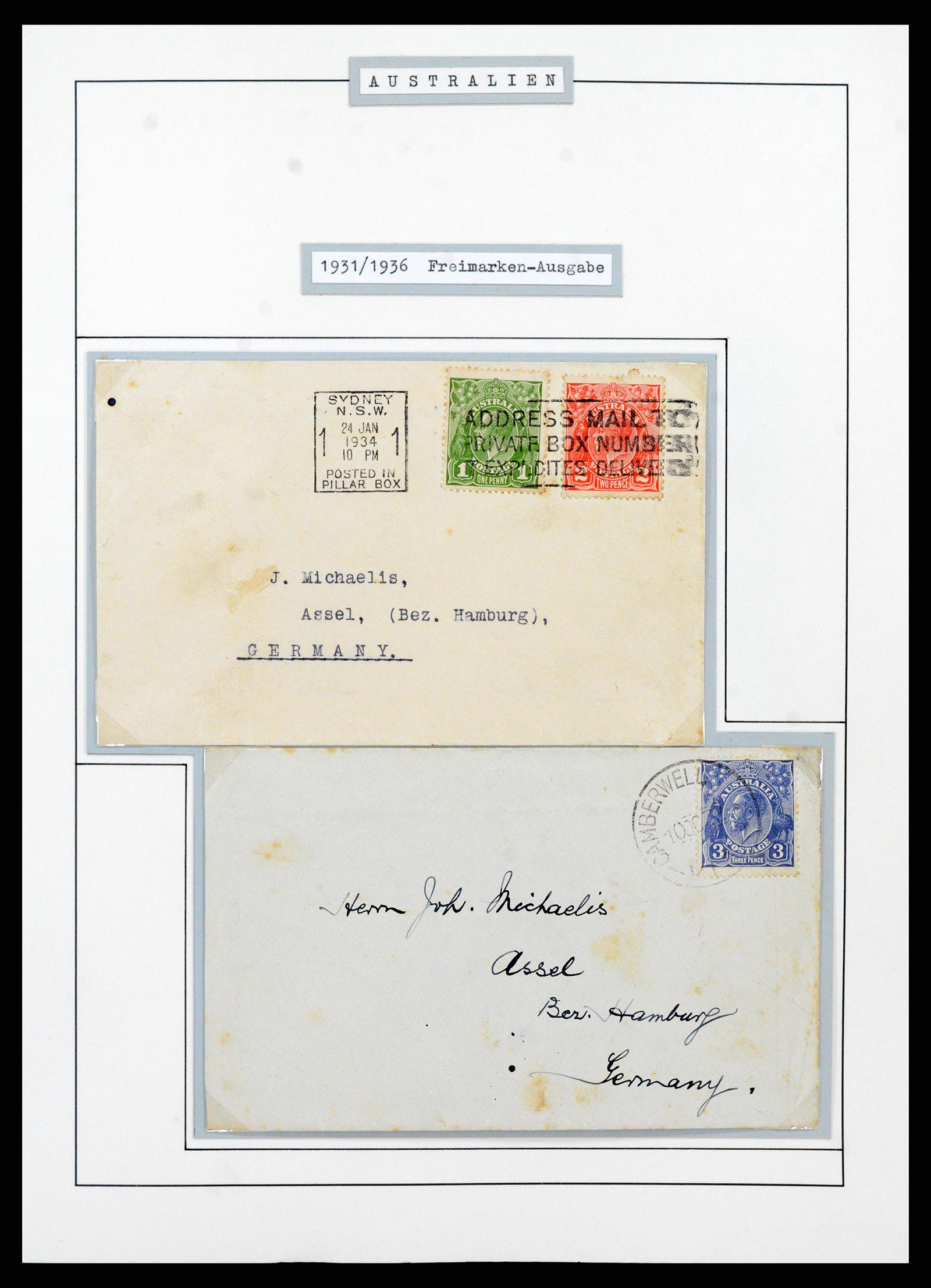 37609 0040 - Postzegelverzameling 37609 Australië 1913-1999.