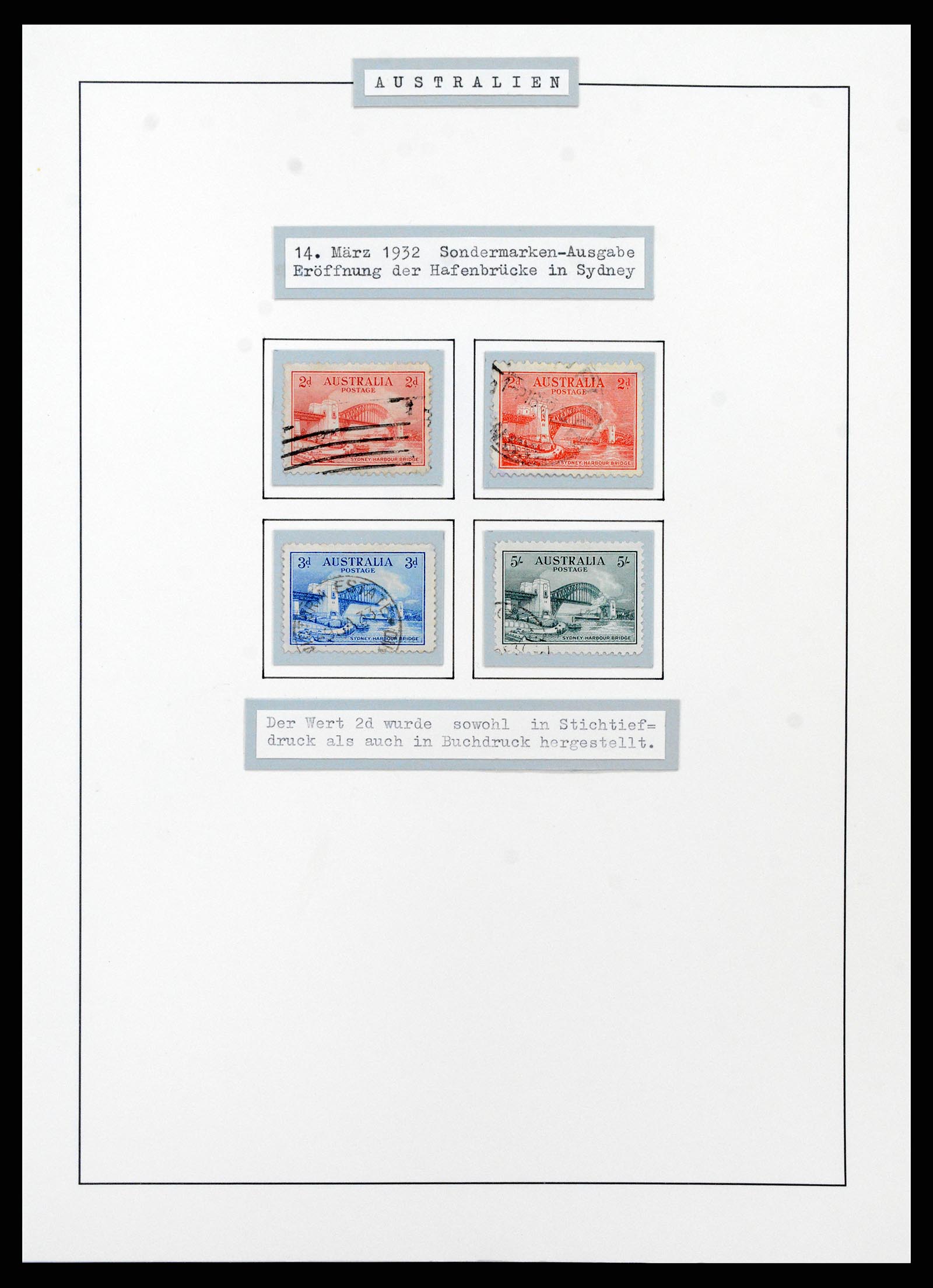 37609 0045 - Postzegelverzameling 37609 Australië 1913-1999.