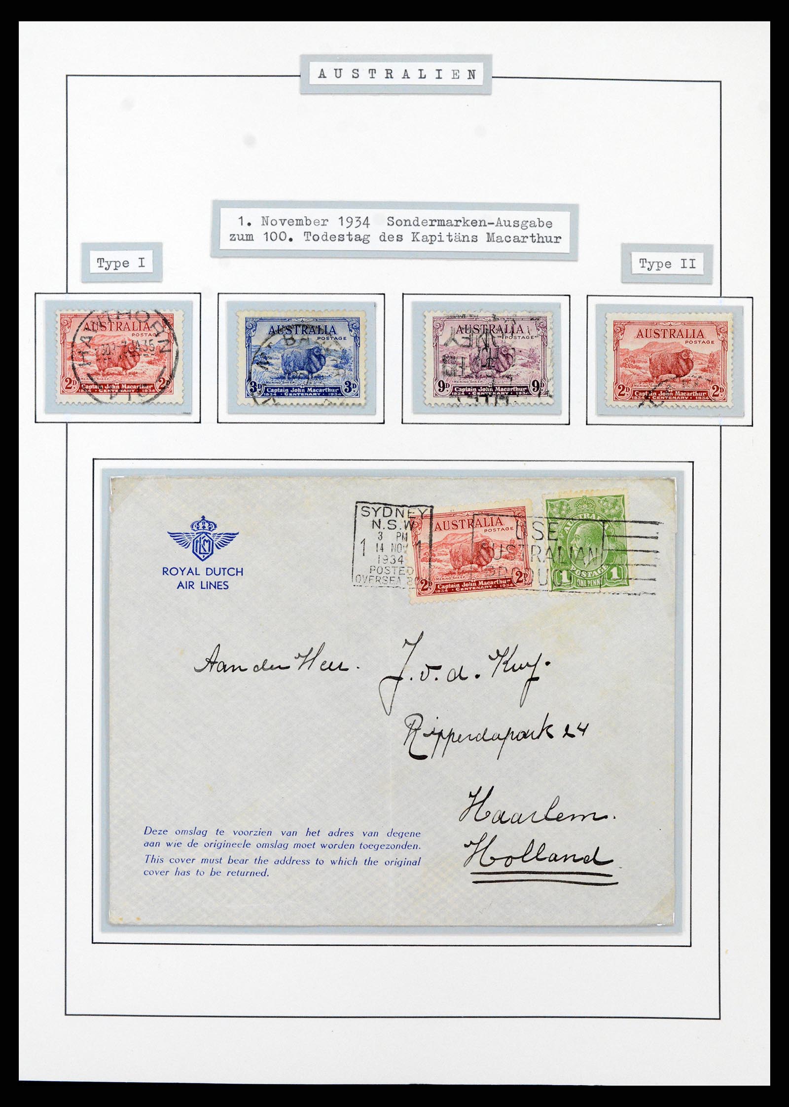 37609 0049 - Postzegelverzameling 37609 Australië 1913-1999.