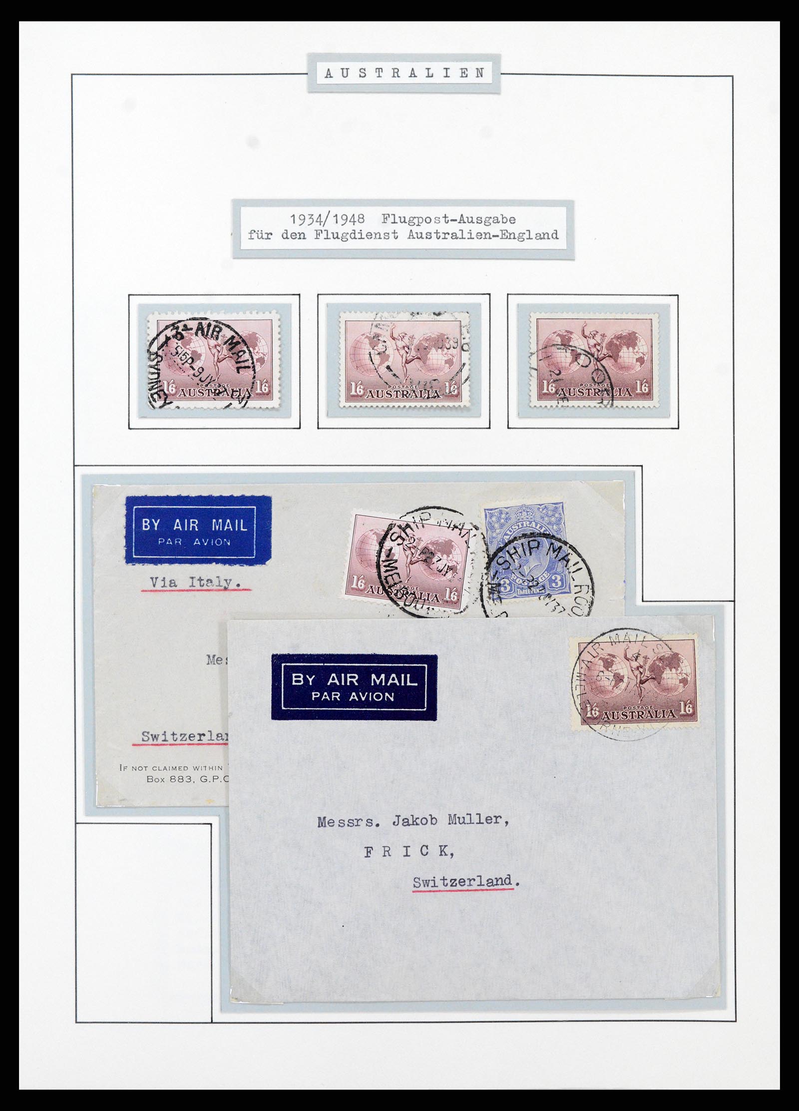 37609 0051 - Stamp collection 37609 Australia 1913-1999.