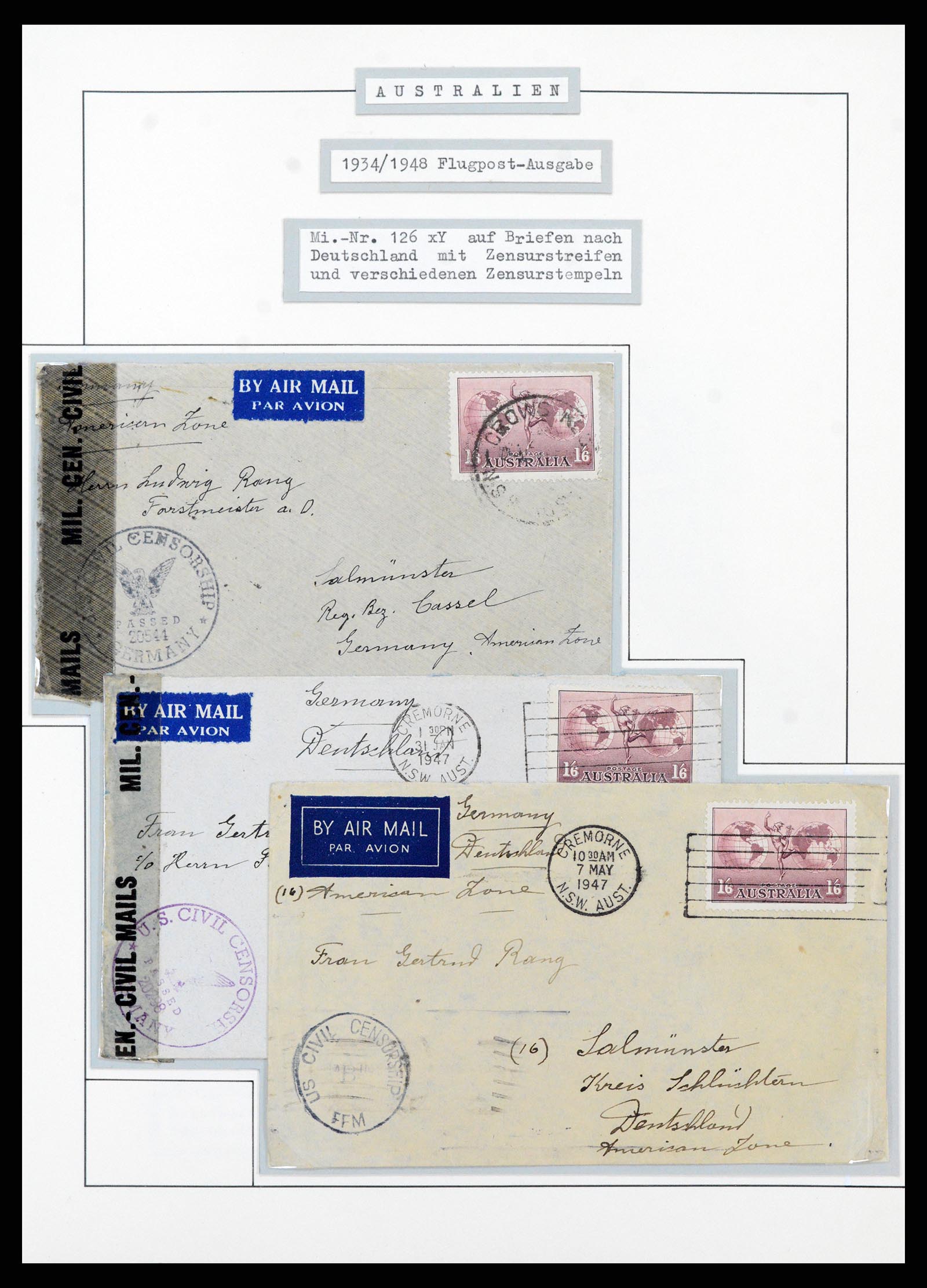 37609 0053 - Postzegelverzameling 37609 Australië 1913-1999.