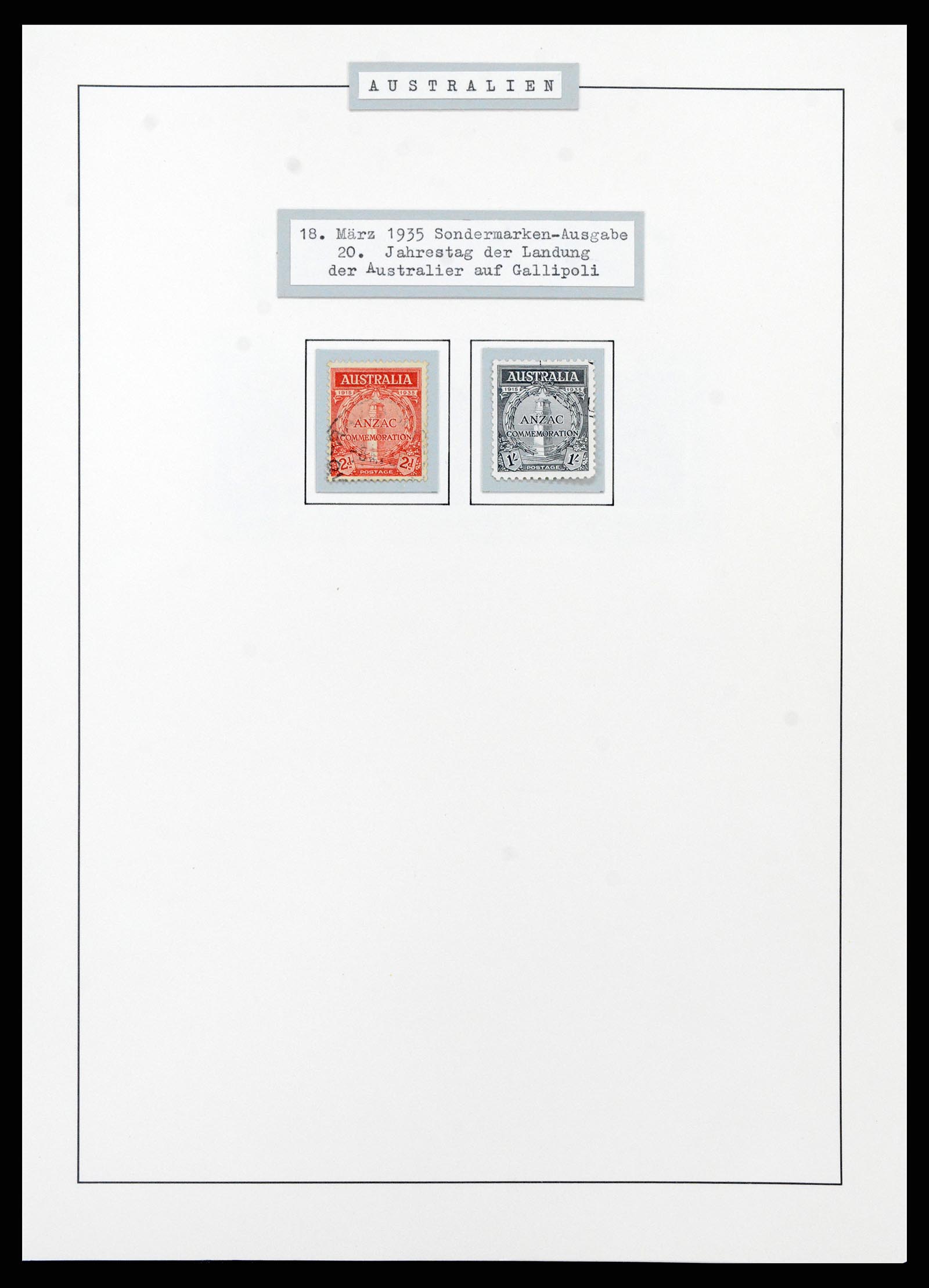 37609 0055 - Stamp collection 37609 Australia 1913-1999.