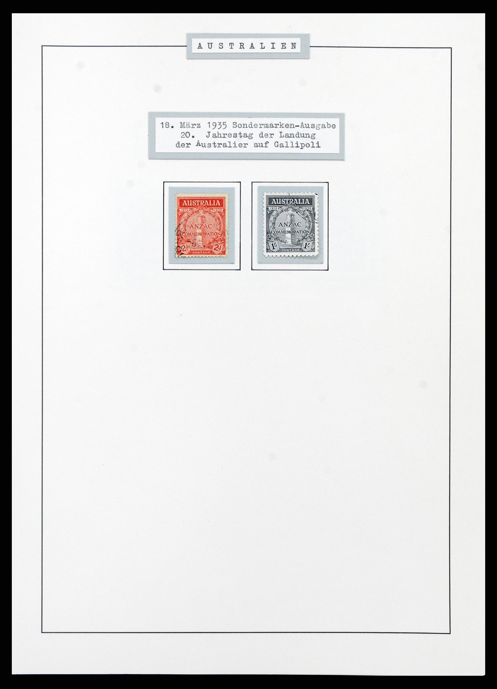 37609 0055 - Postzegelverzameling 37609 Australië 1913-1999.