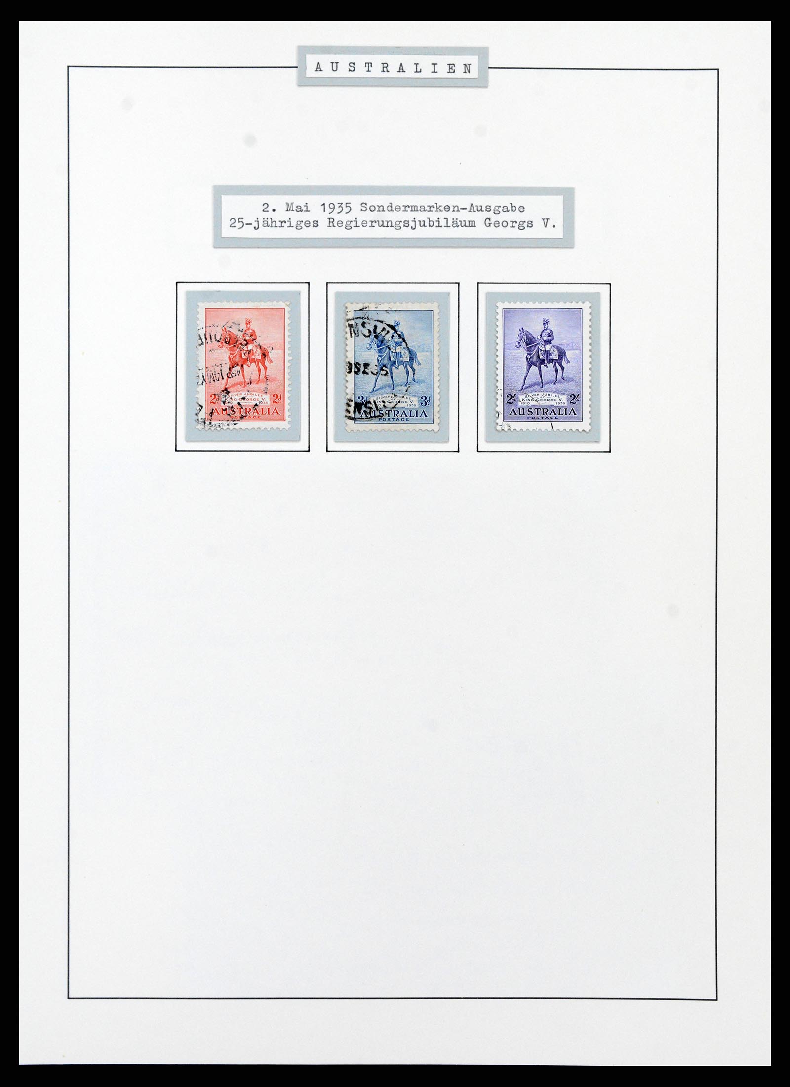 37609 0056 - Postzegelverzameling 37609 Australië 1913-1999.