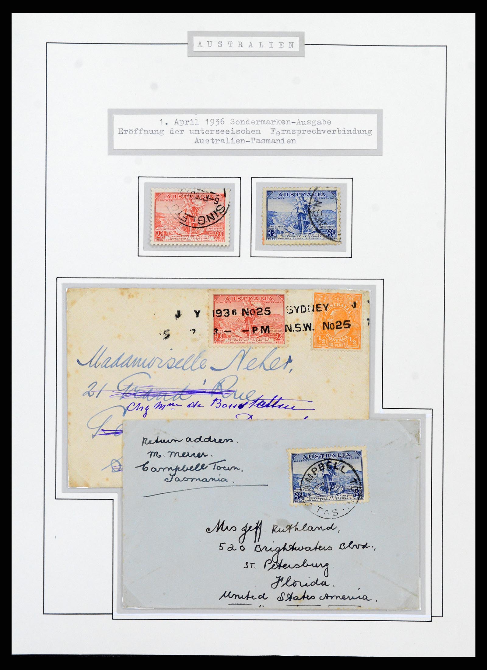 37609 0057 - Postzegelverzameling 37609 Australië 1913-1999.