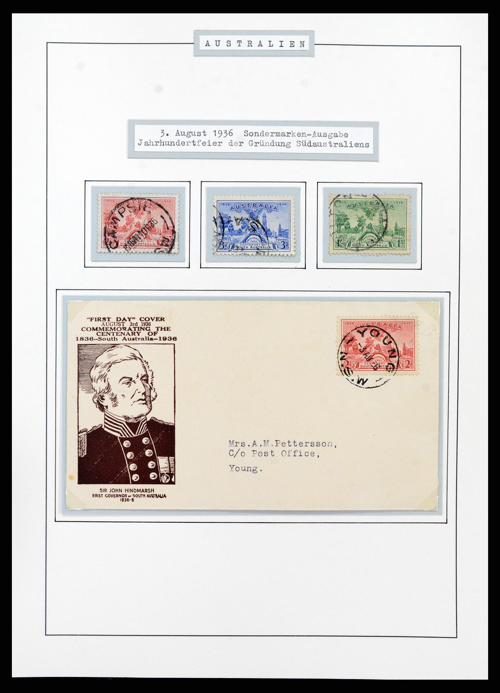 37609 0058 - Postzegelverzameling 37609 Australië 1913-1999.