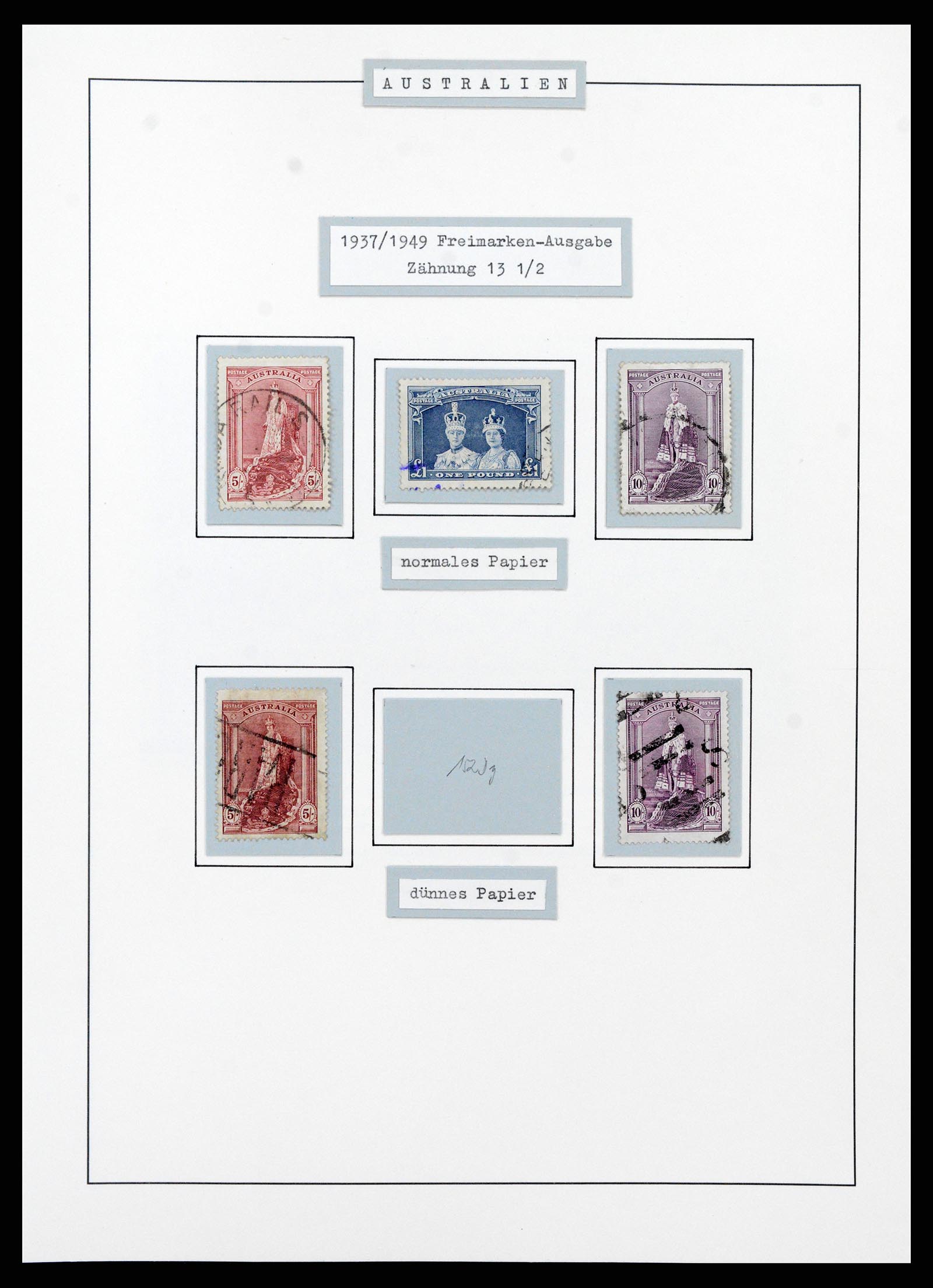 37609 0066 - Postzegelverzameling 37609 Australië 1913-1999.