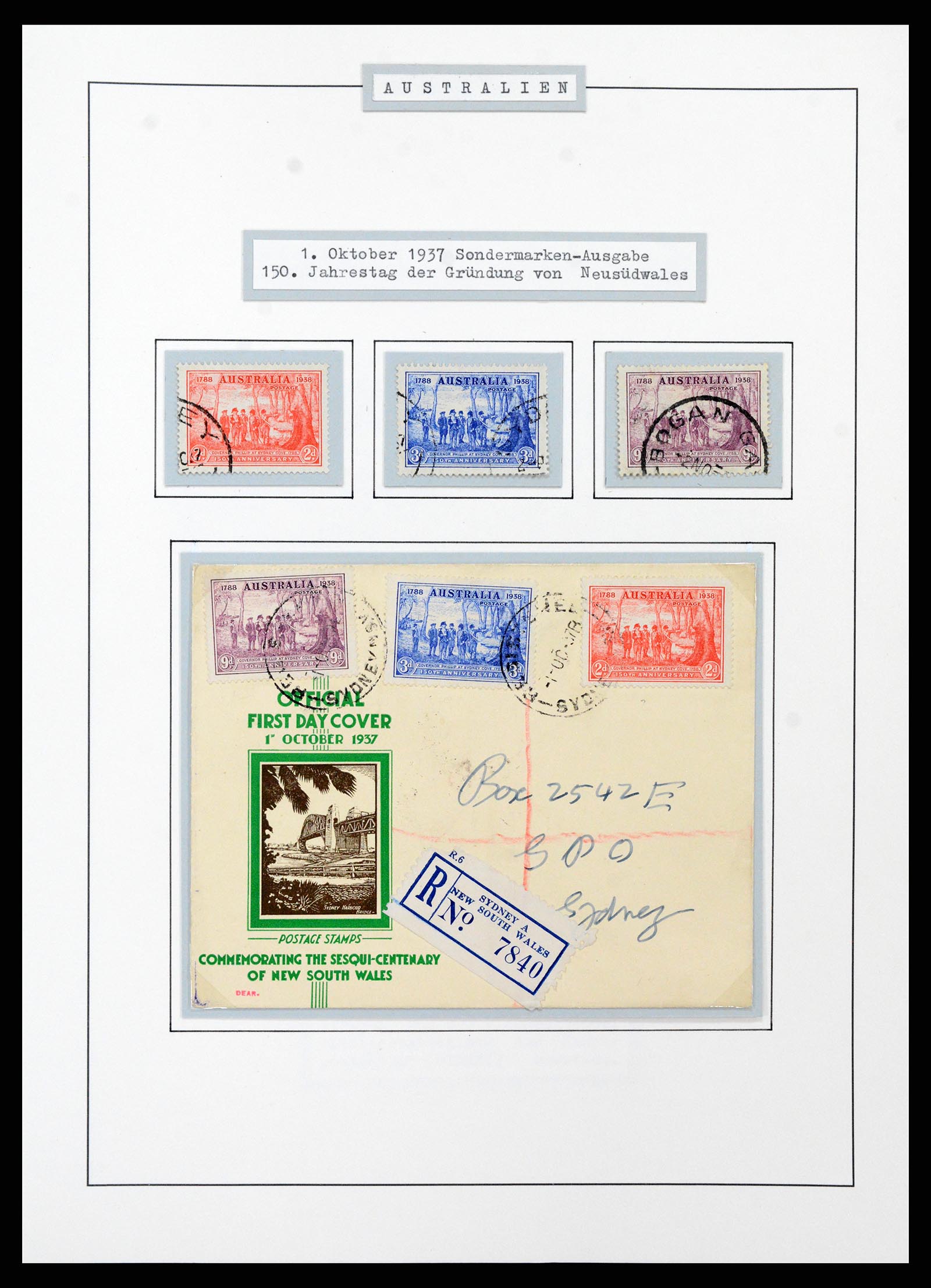 37609 0068 - Postzegelverzameling 37609 Australië 1913-1999.