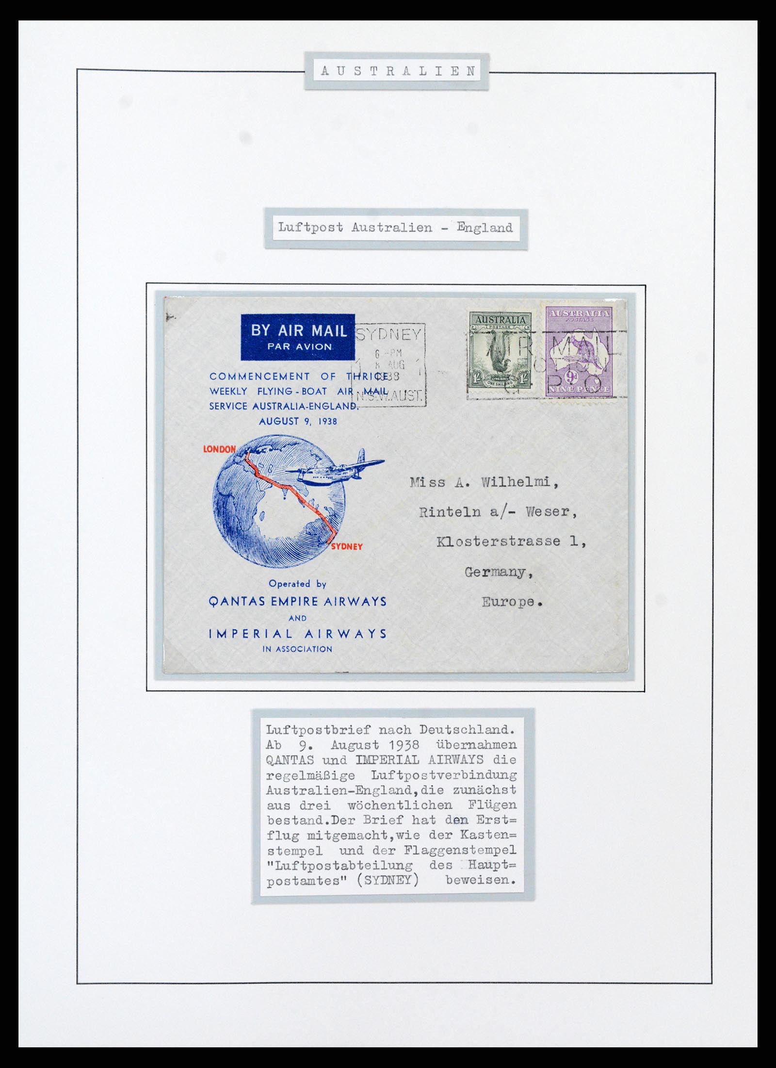 37609 0069 - Postzegelverzameling 37609 Australië 1913-1999.