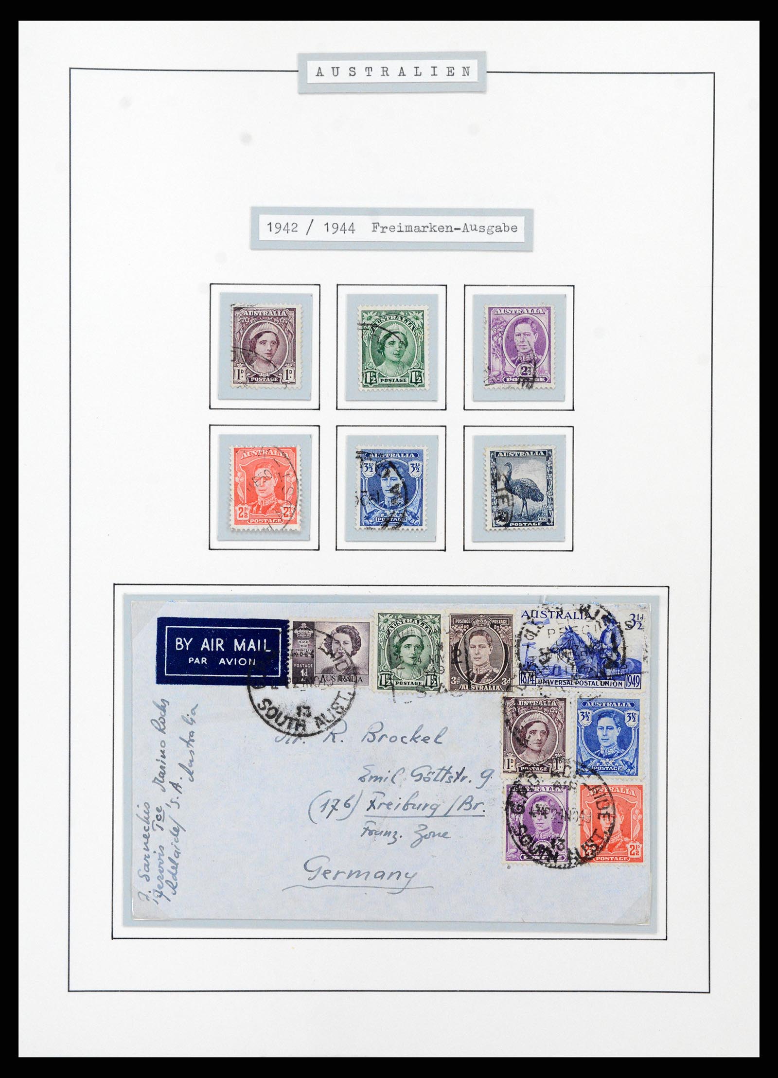 37609 0073 - Postzegelverzameling 37609 Australië 1913-1999.