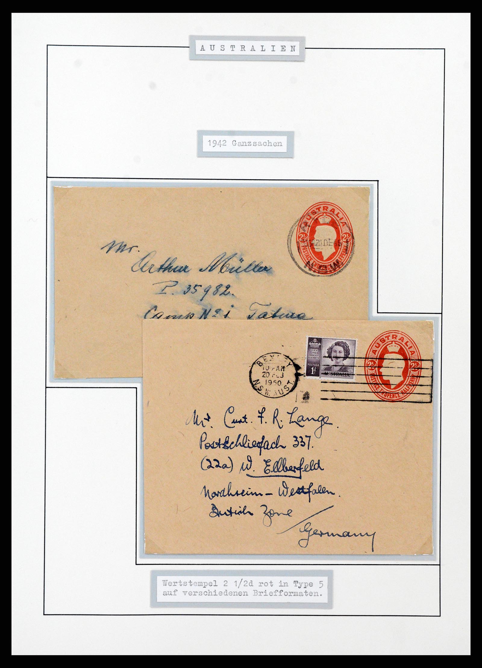 37609 0075 - Postzegelverzameling 37609 Australië 1913-1999.
