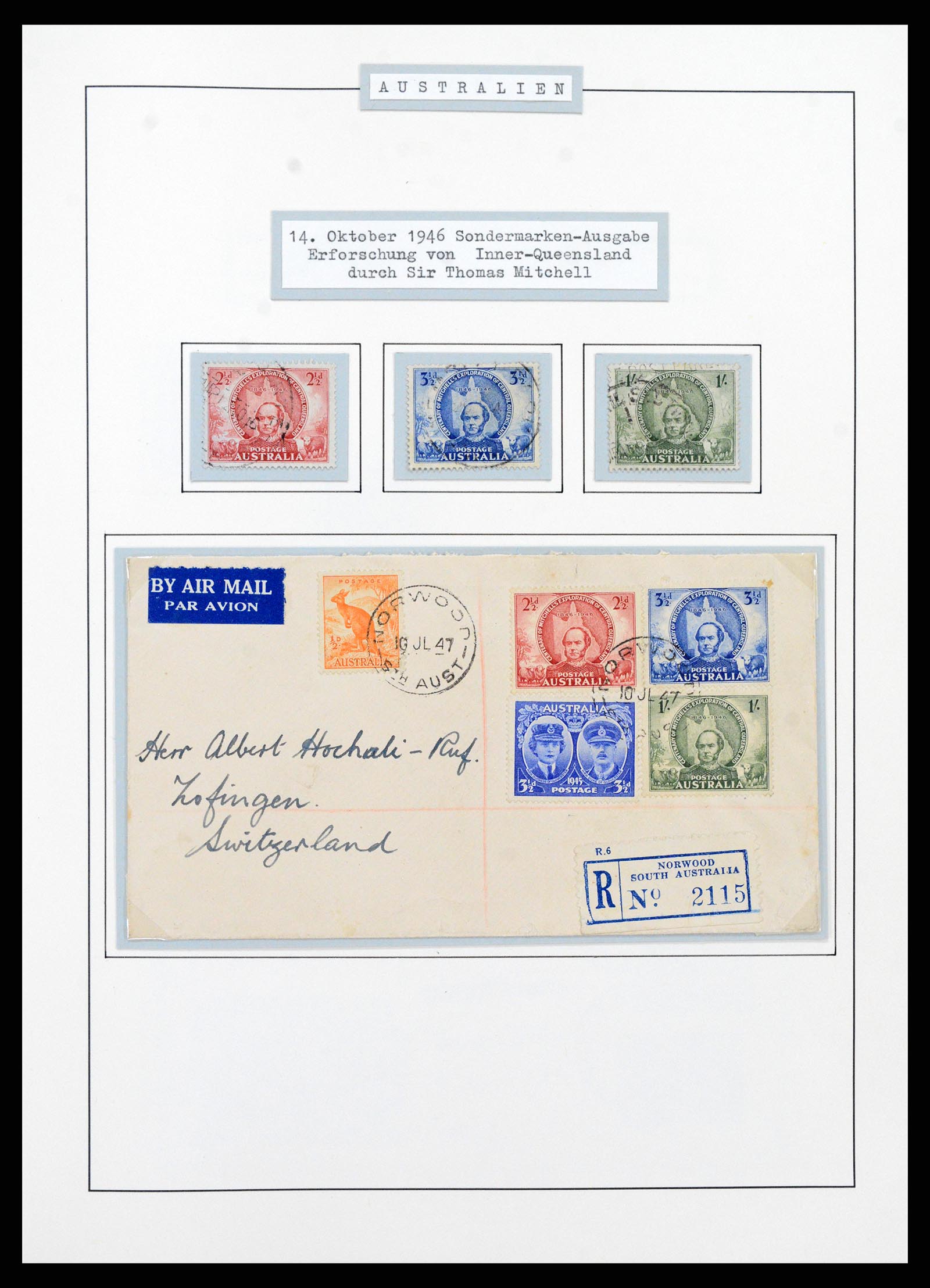 37609 0080 - Stamp collection 37609 Australia 1913-1999.