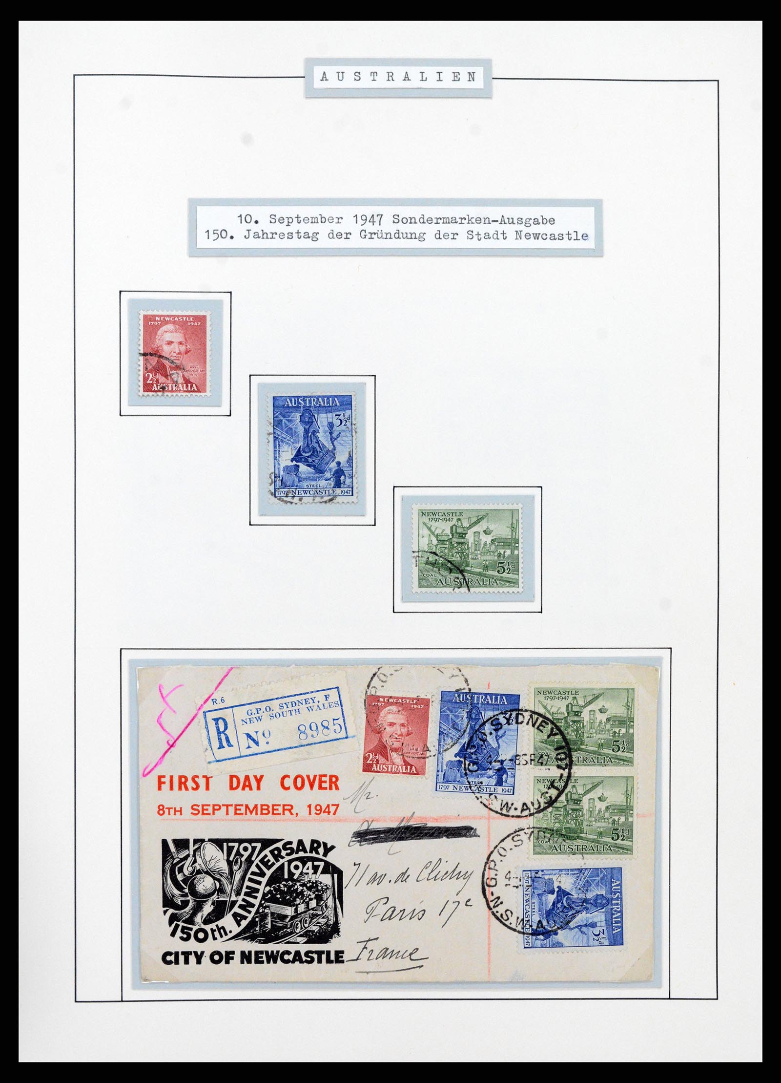 37609 0081 - Postzegelverzameling 37609 Australië 1913-1999.