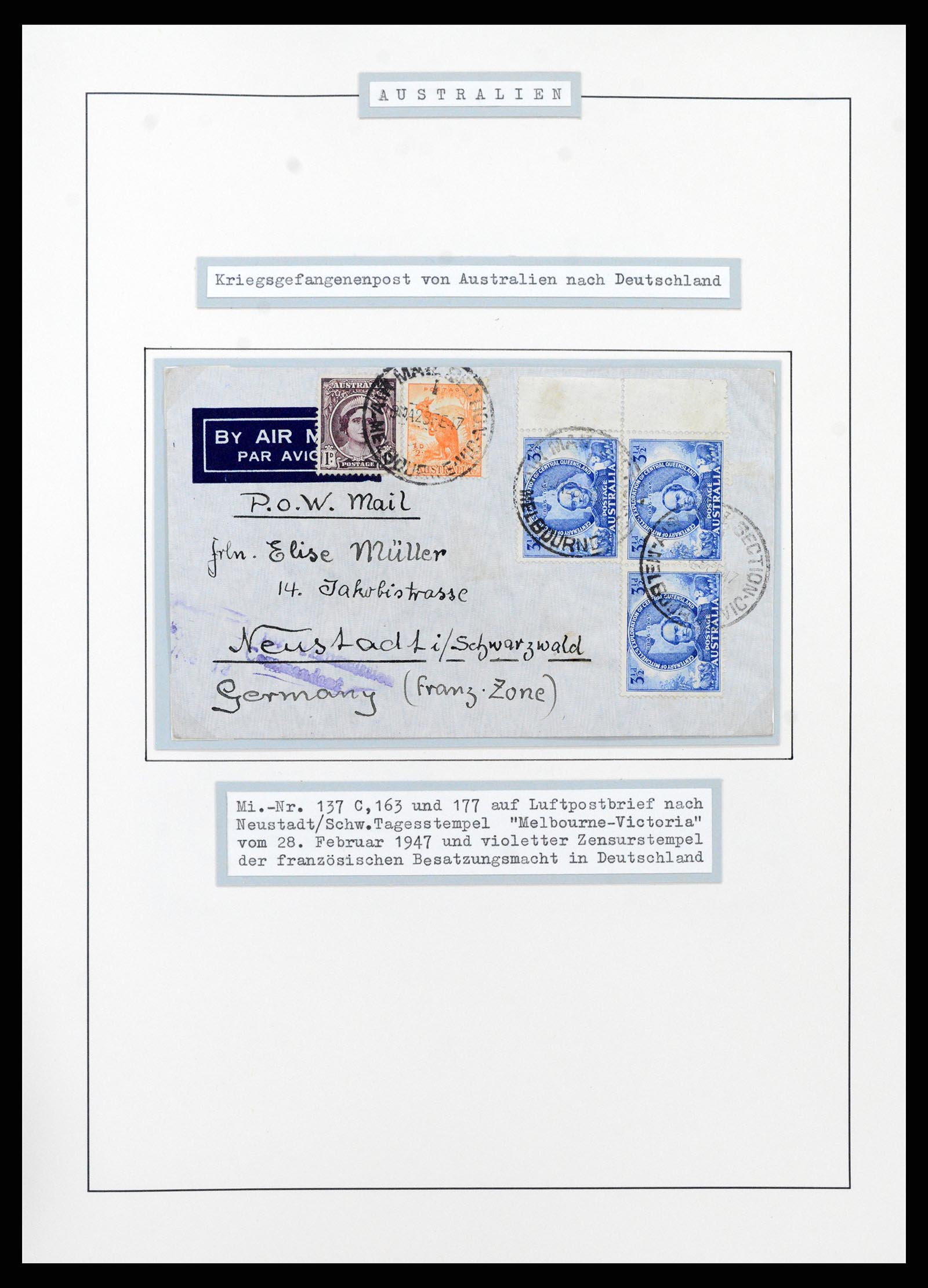 37609 0082 - Postzegelverzameling 37609 Australië 1913-1999.