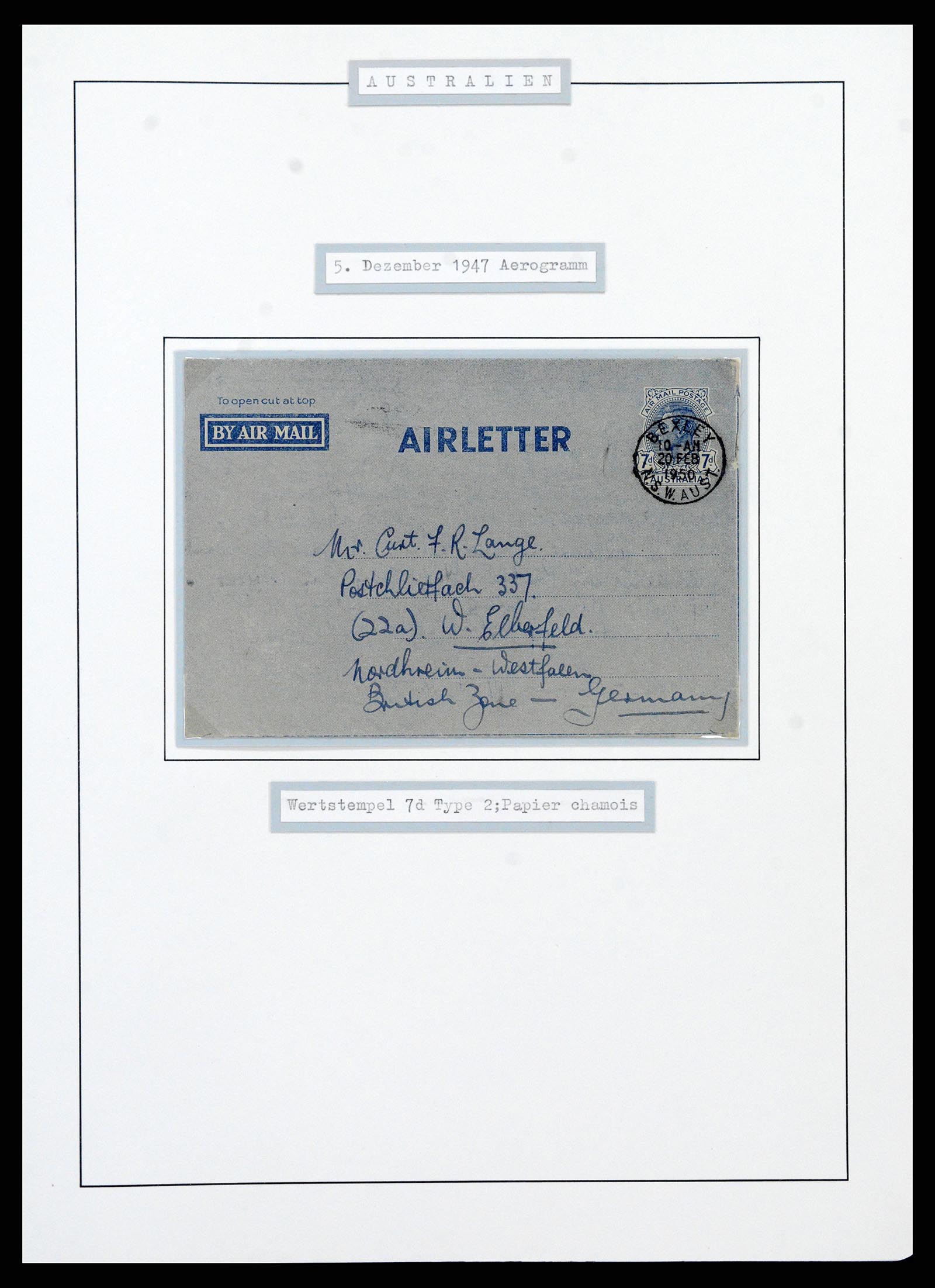 37609 0084 - Postzegelverzameling 37609 Australië 1913-1999.