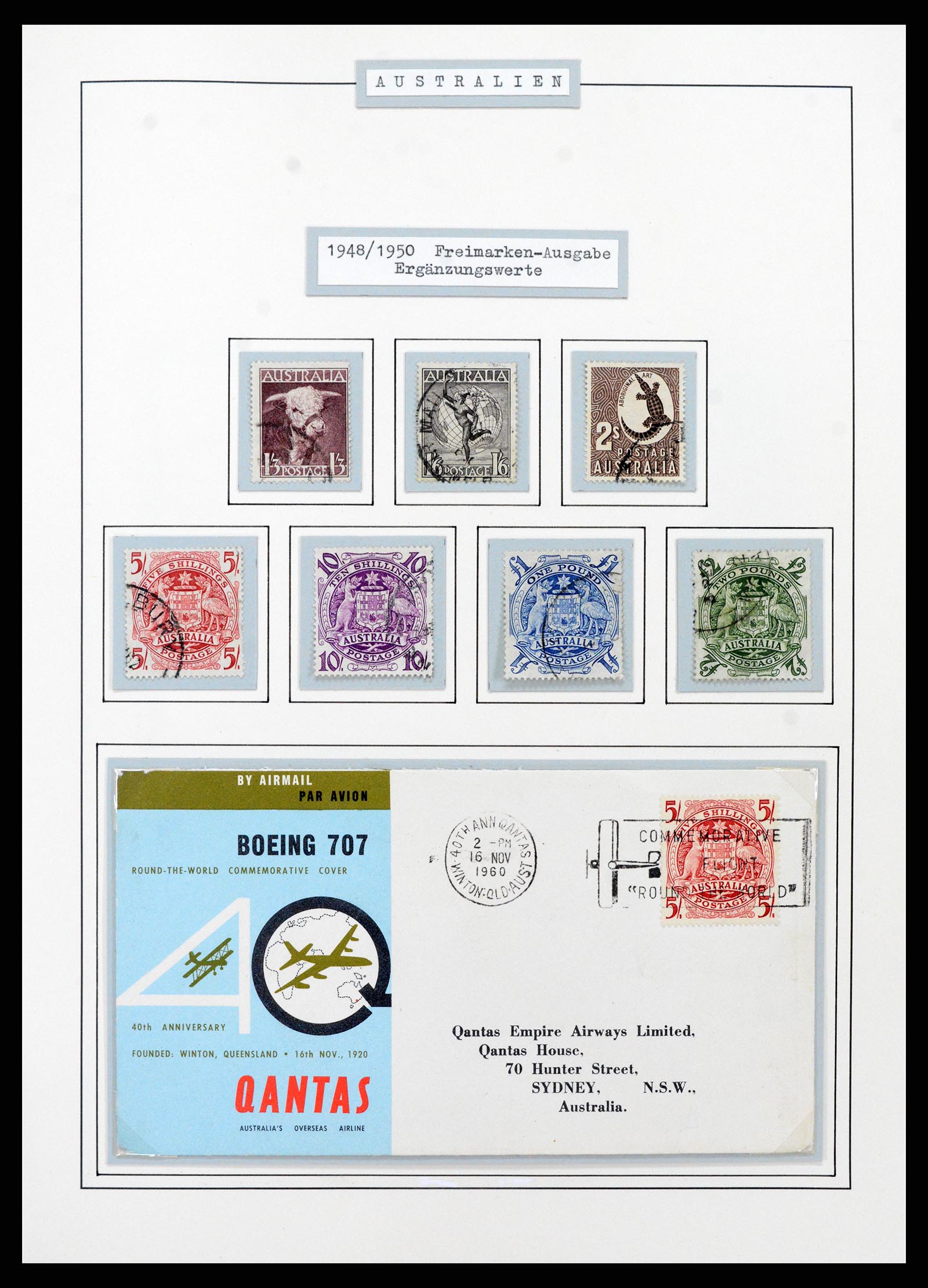 37609 0085 - Postzegelverzameling 37609 Australië 1913-1999.