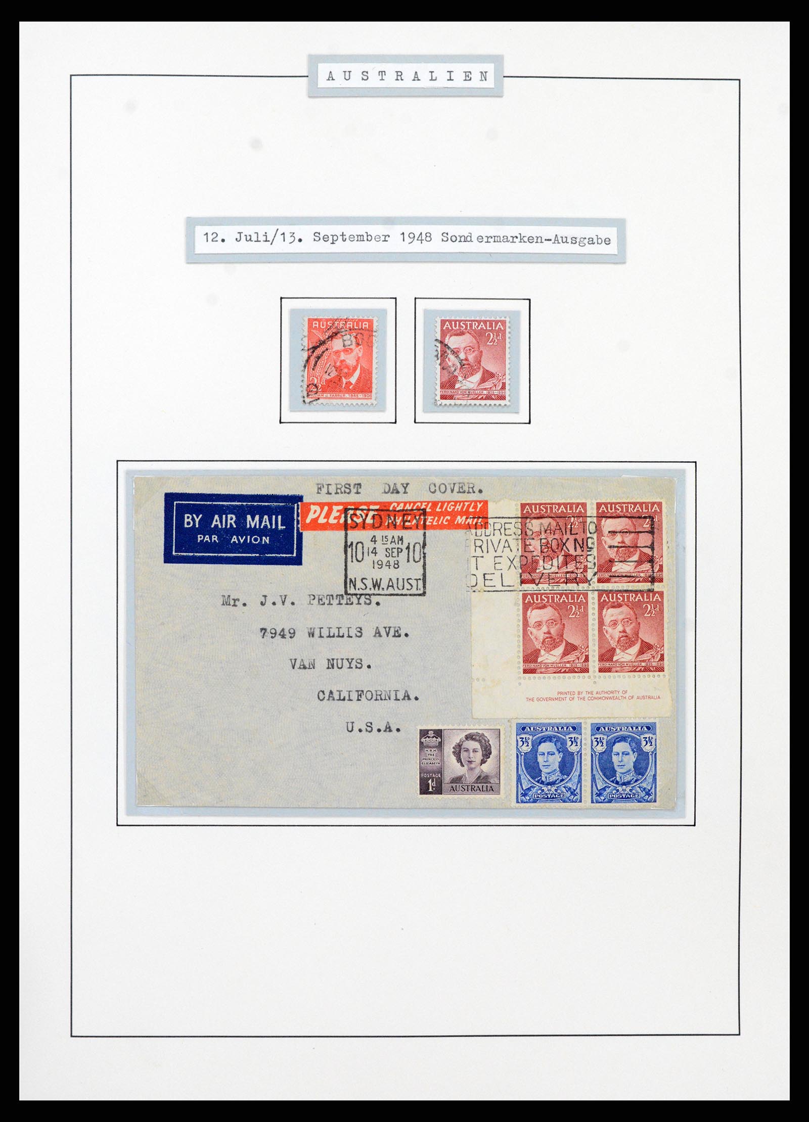 37609 0087 - Postzegelverzameling 37609 Australië 1913-1999.