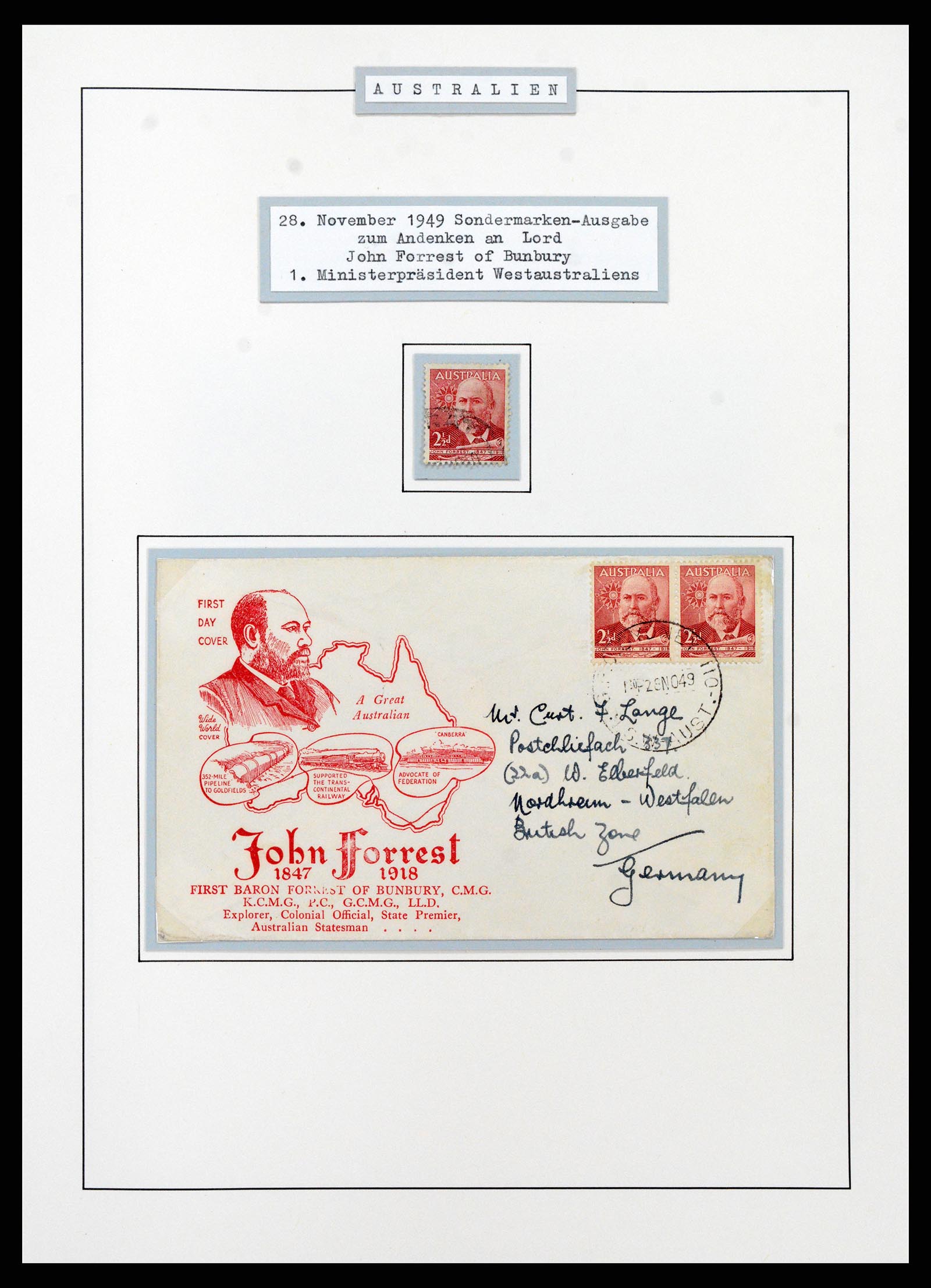 37609 0092 - Postzegelverzameling 37609 Australië 1913-1999.