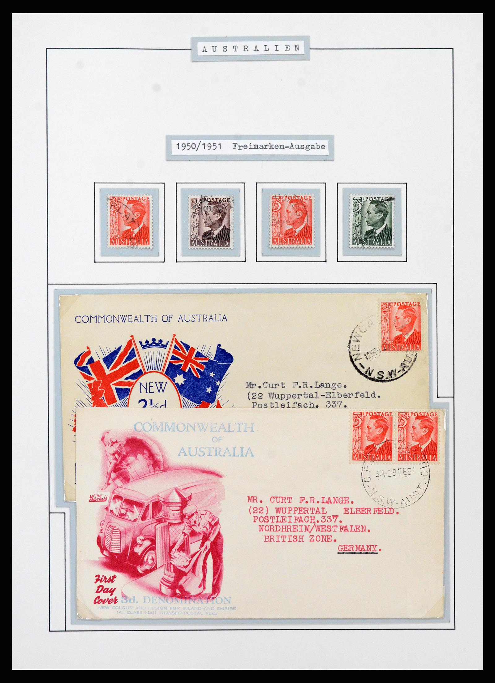 37609 0094 - Postzegelverzameling 37609 Australië 1913-1999.