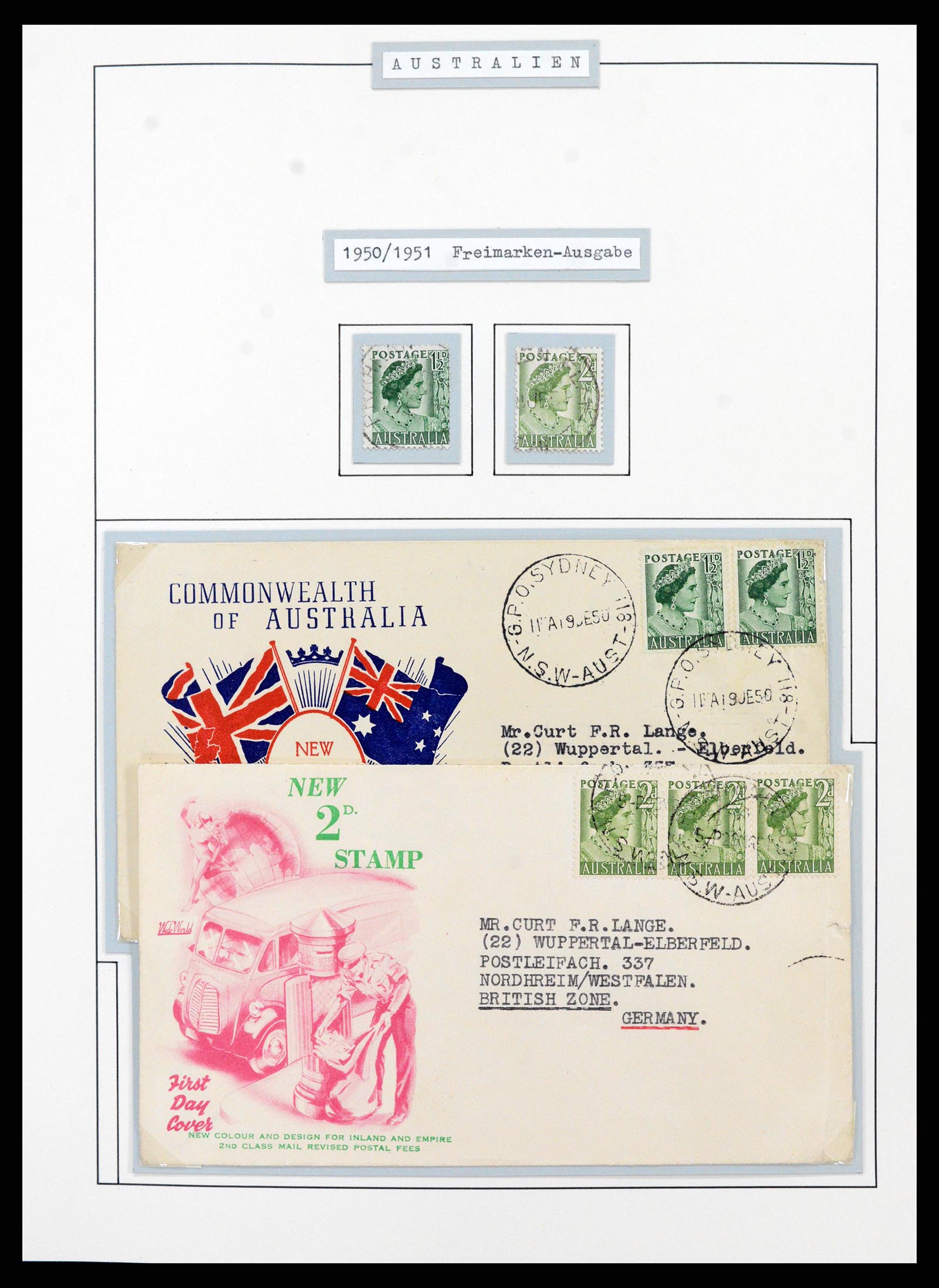 37609 0095 - Postzegelverzameling 37609 Australië 1913-1999.