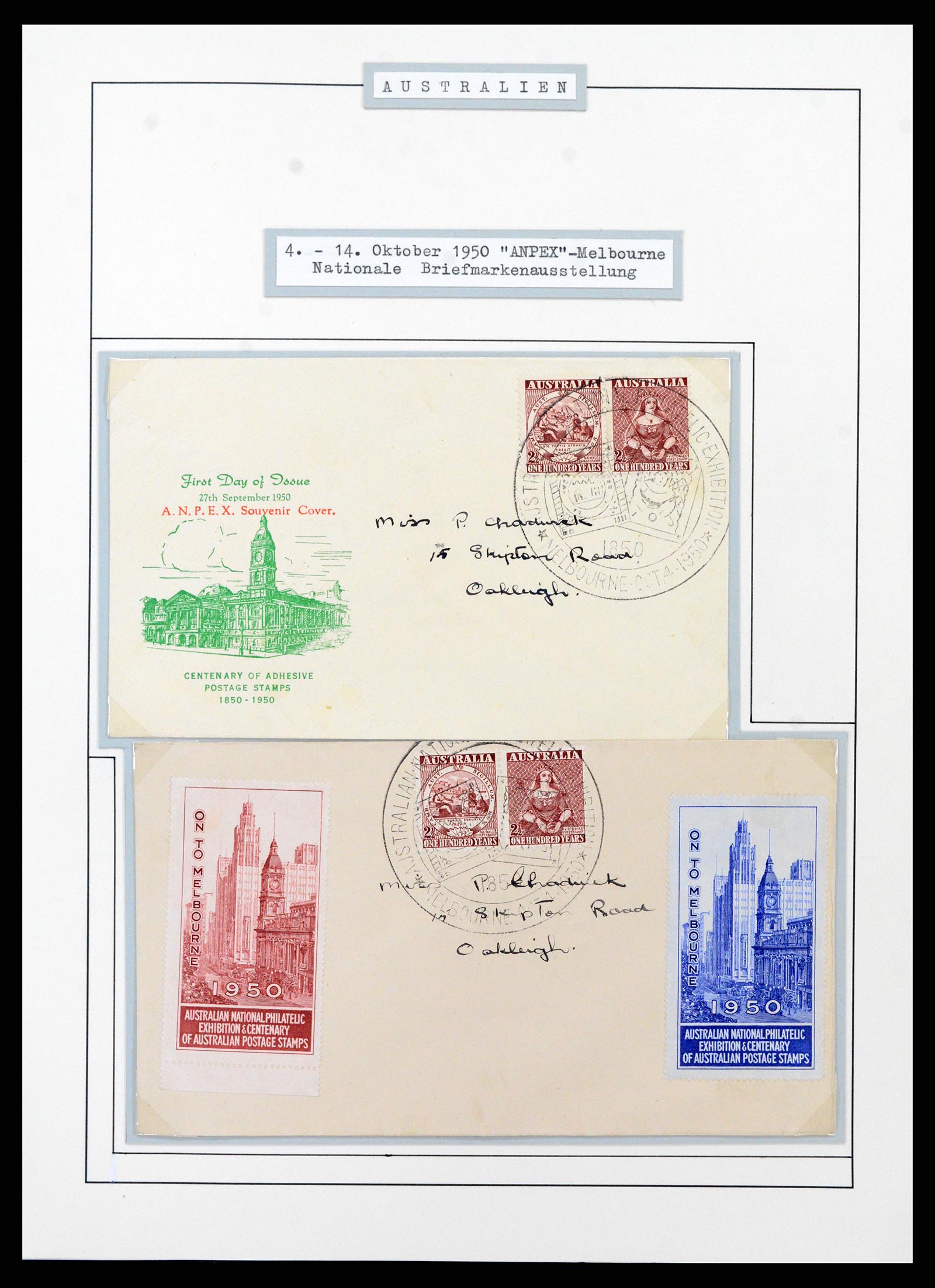 37609 0098 - Postzegelverzameling 37609 Australië 1913-1999.