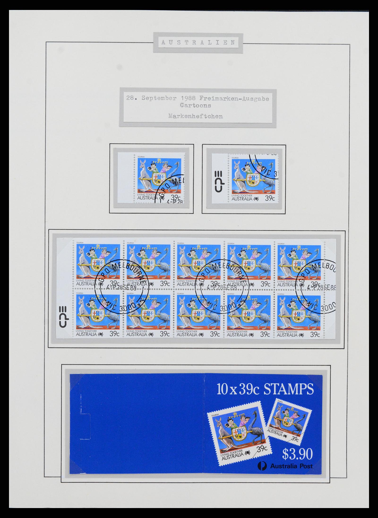 37609 0964 - Stamp collection 37609 Australia 1913-1999.