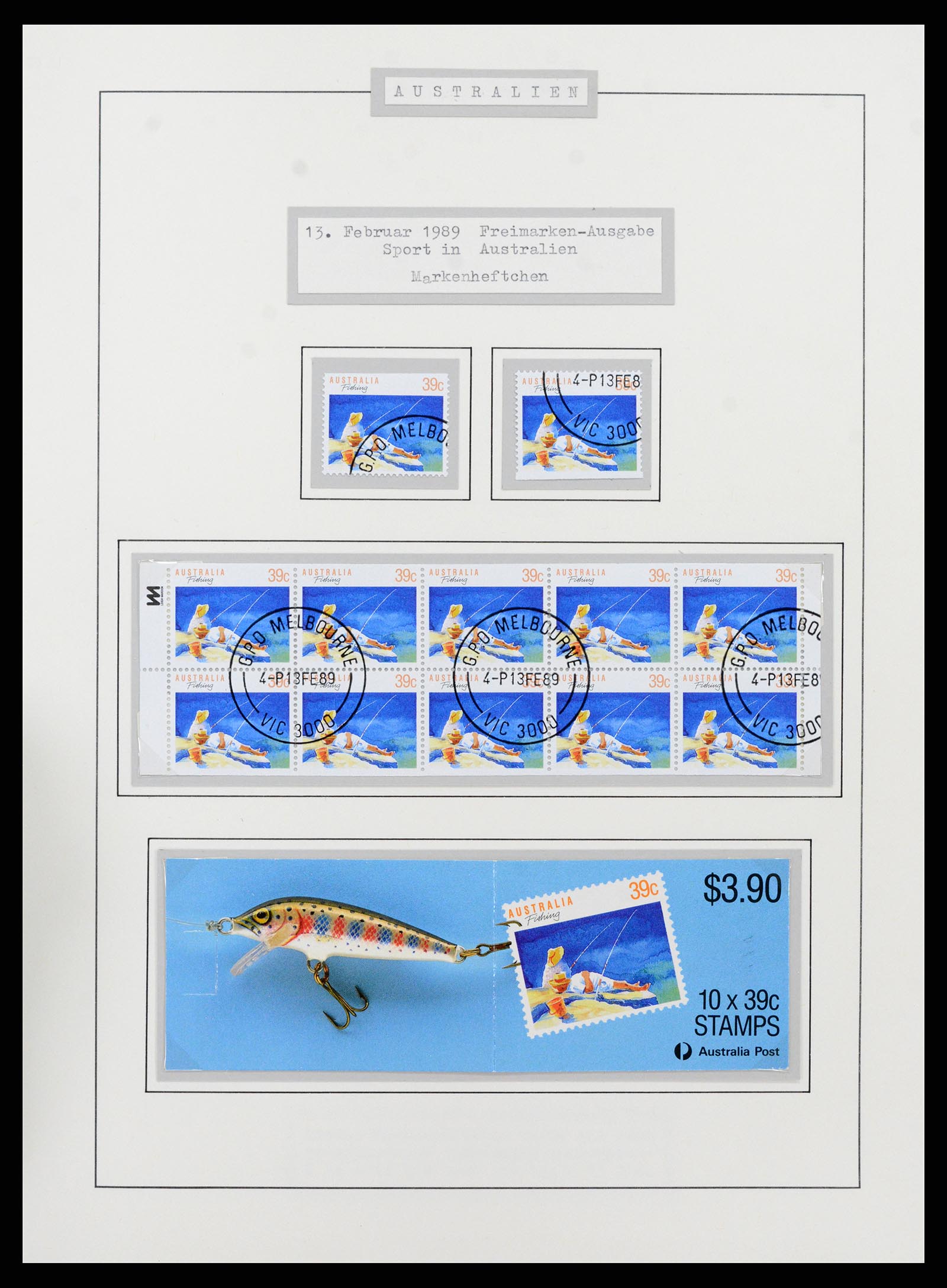 37609 0968 - Stamp collection 37609 Australia 1913-1999.