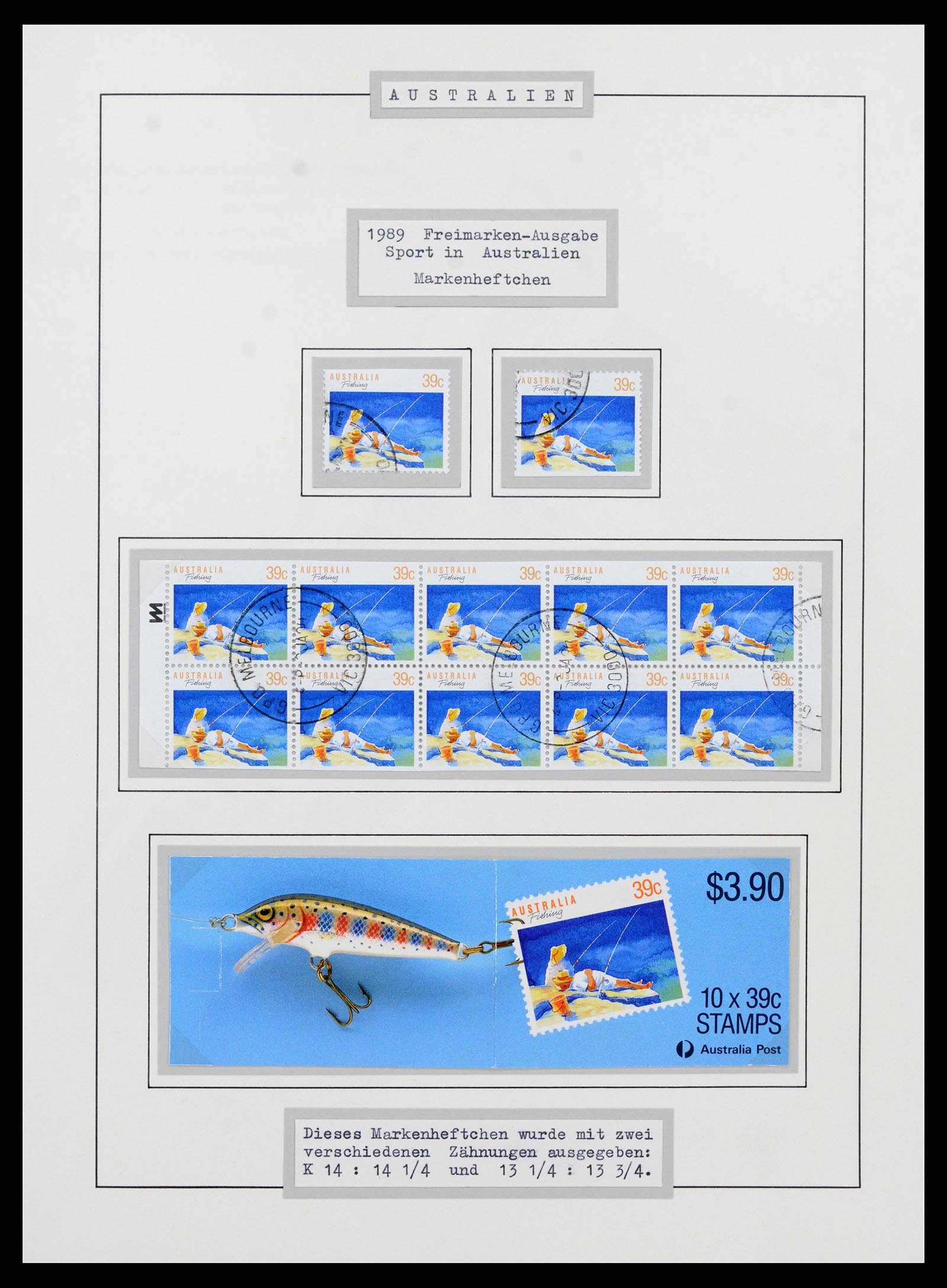 37609 0969 - Stamp collection 37609 Australia 1913-1999.