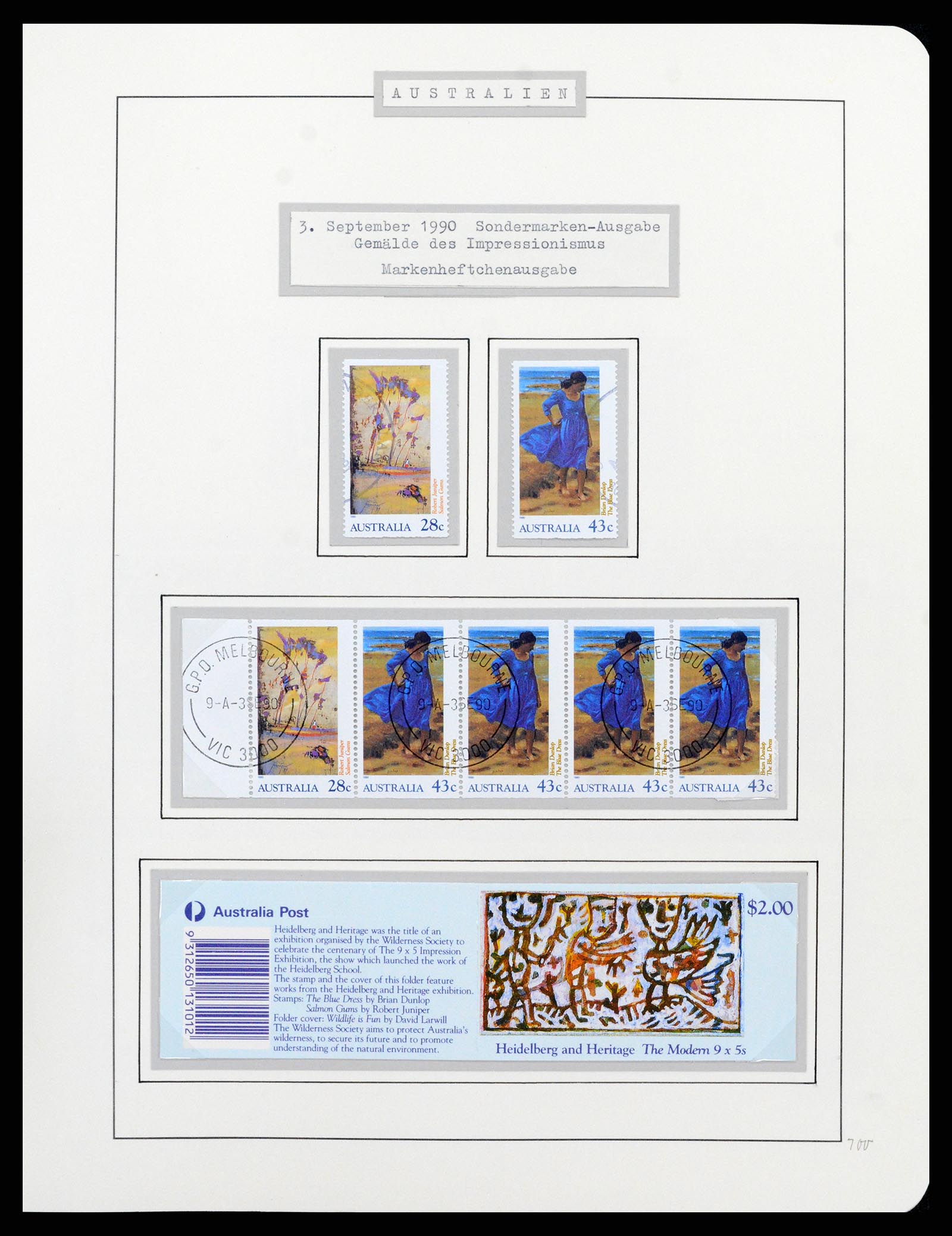 37609 0980 - Stamp collection 37609 Australia 1913-1999.
