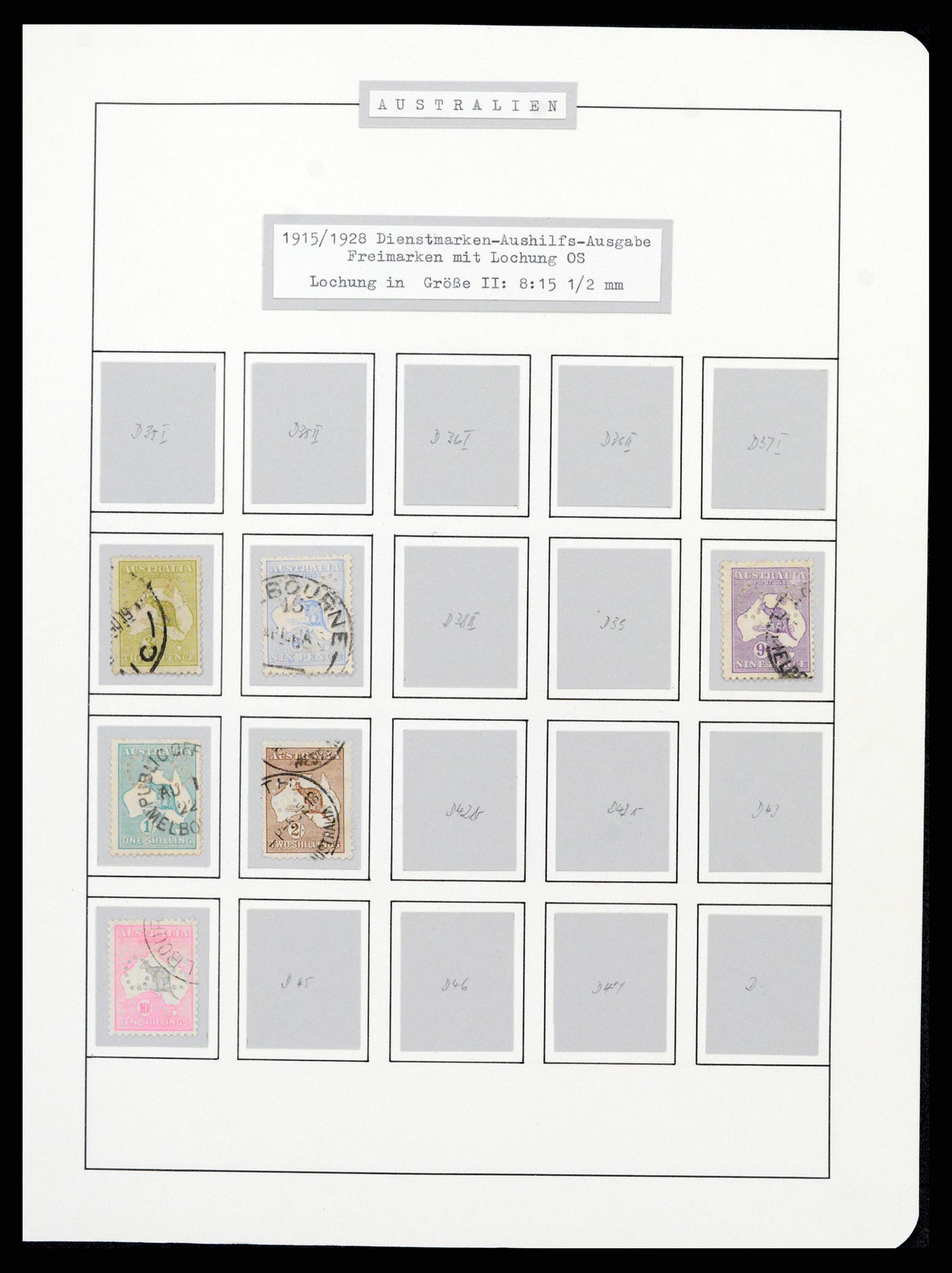 37609 0992 - Stamp collection 37609 Australia 1913-1999.