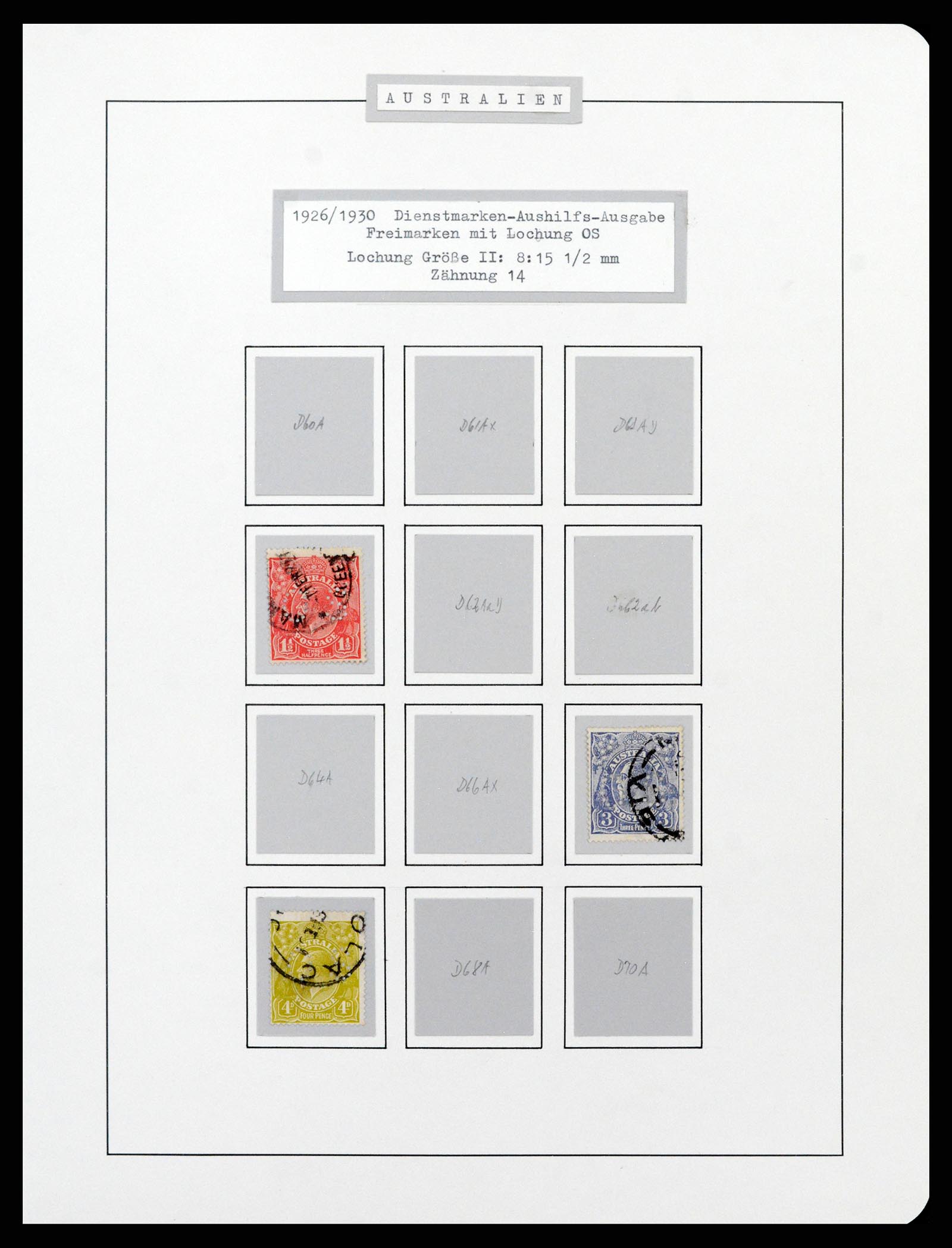 37609 0995 - Stamp collection 37609 Australia 1913-1999.