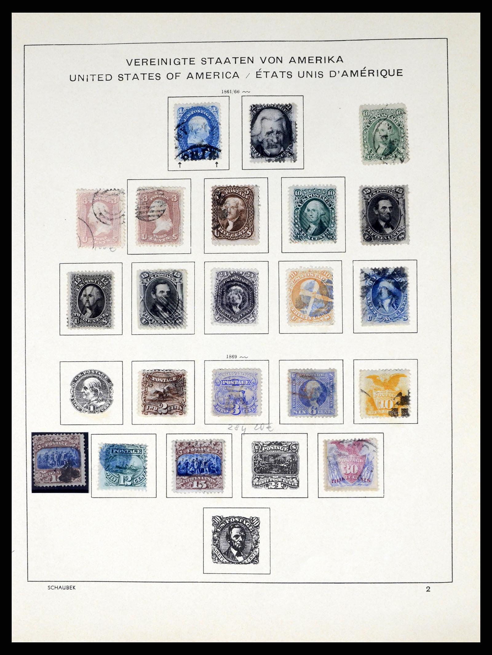 37610 002 - Stamp collection 37610 USA 1851-2008.