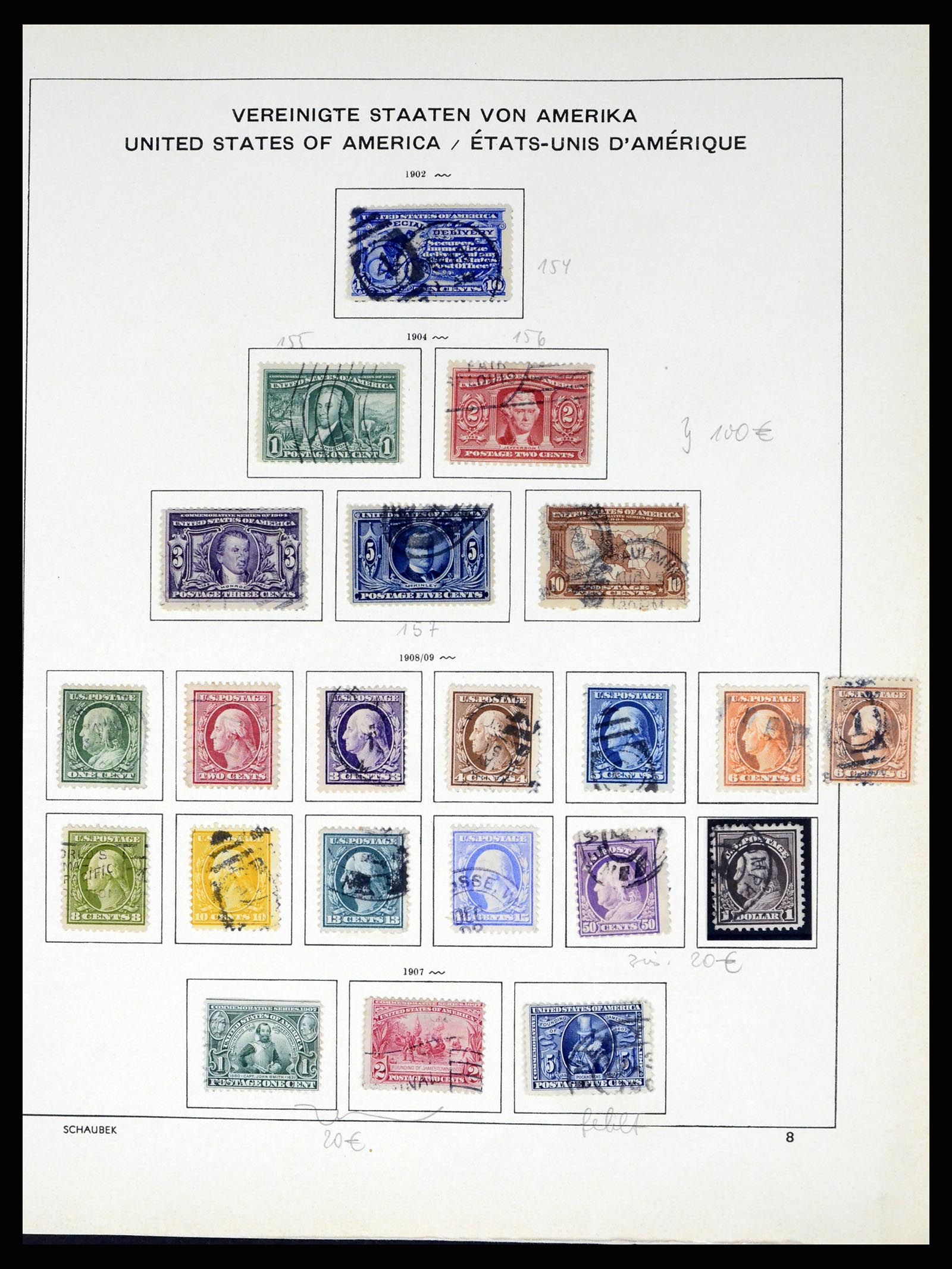 37610 011 - Stamp collection 37610 USA 1851-2008.