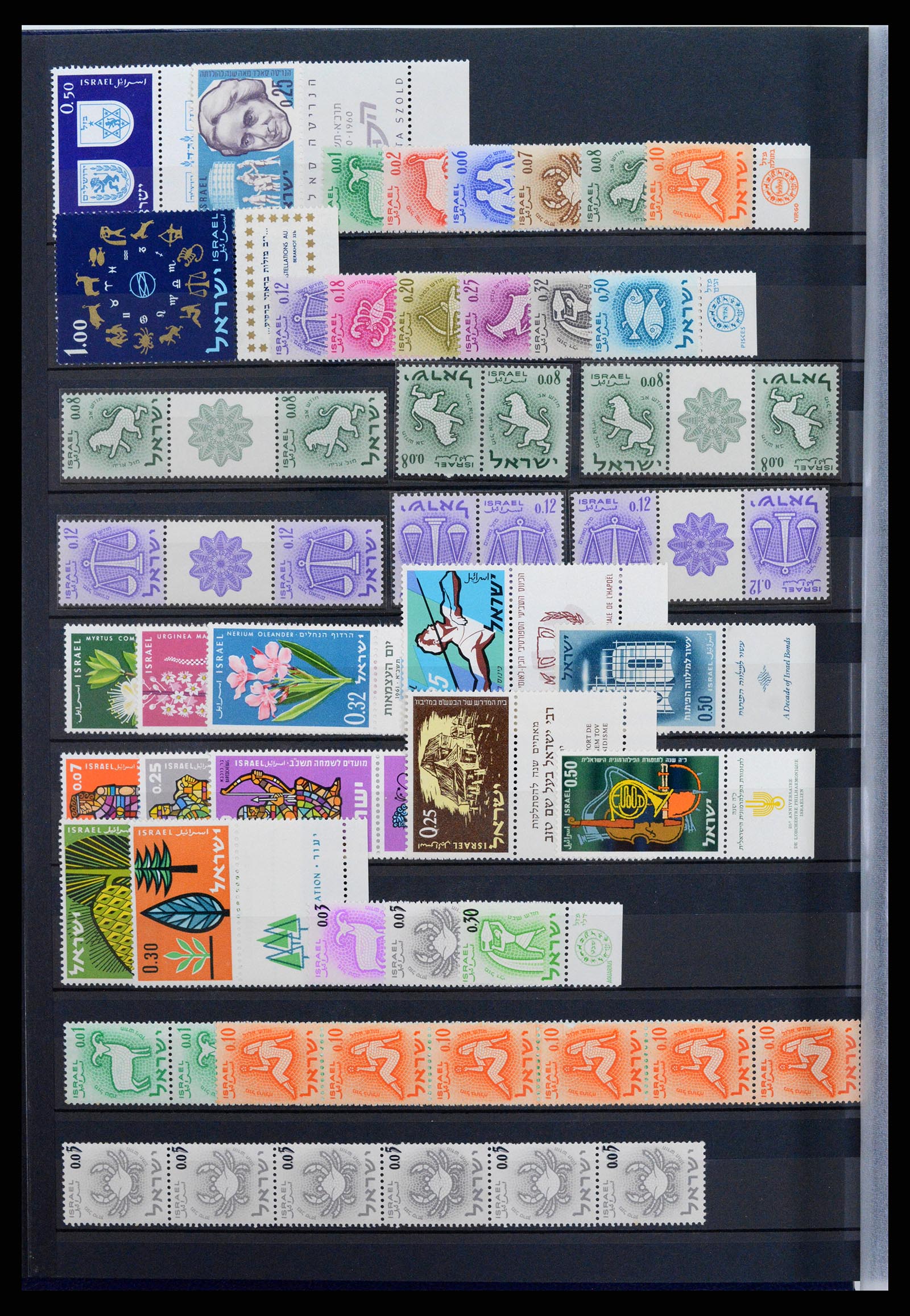 37611 010 - Postzegelverzameling 37611 Israël 1948-2009.