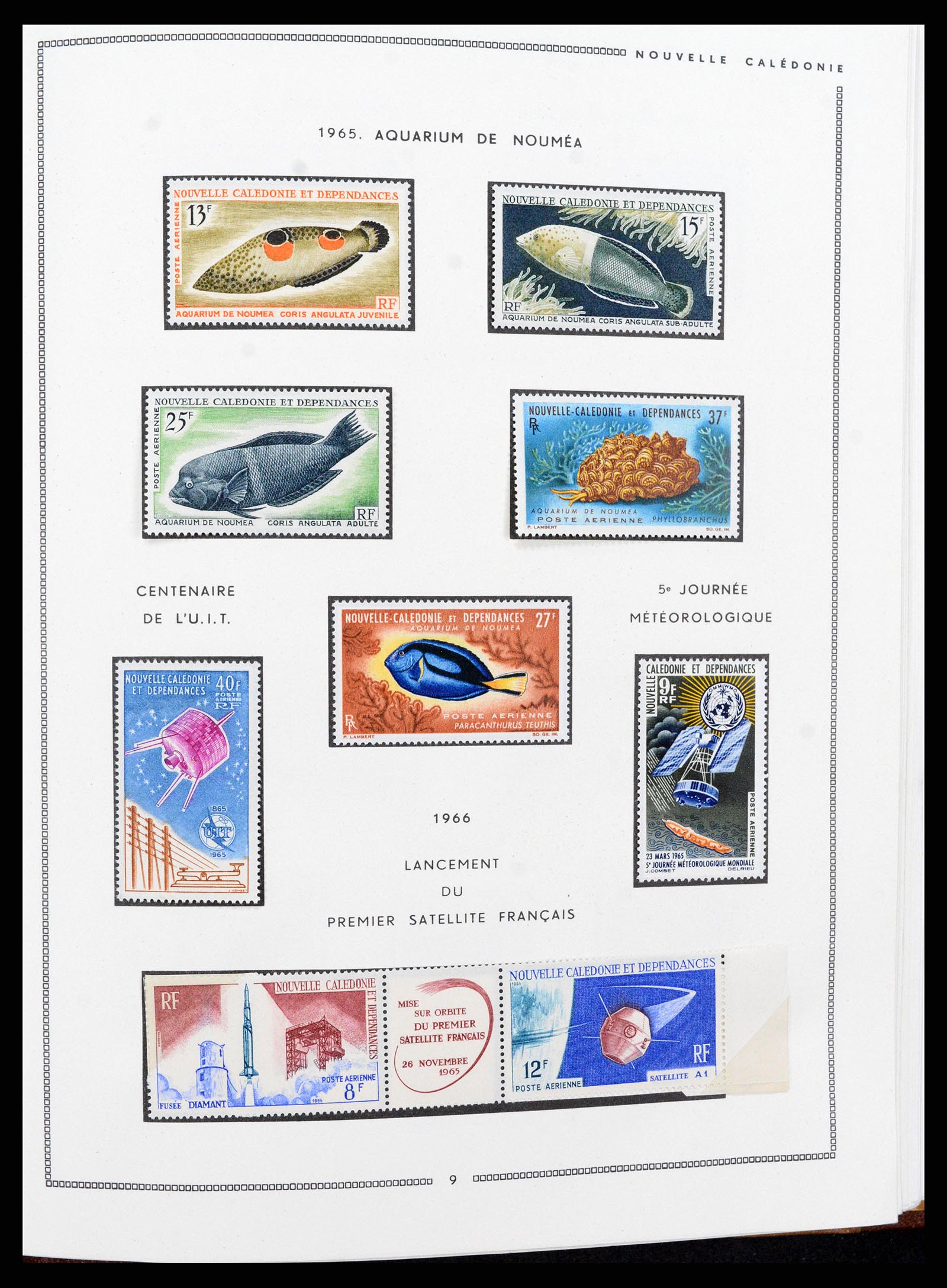 37612 055 - Postzegelverzameling 37612 Nieuw Caledonië 1955-1997.