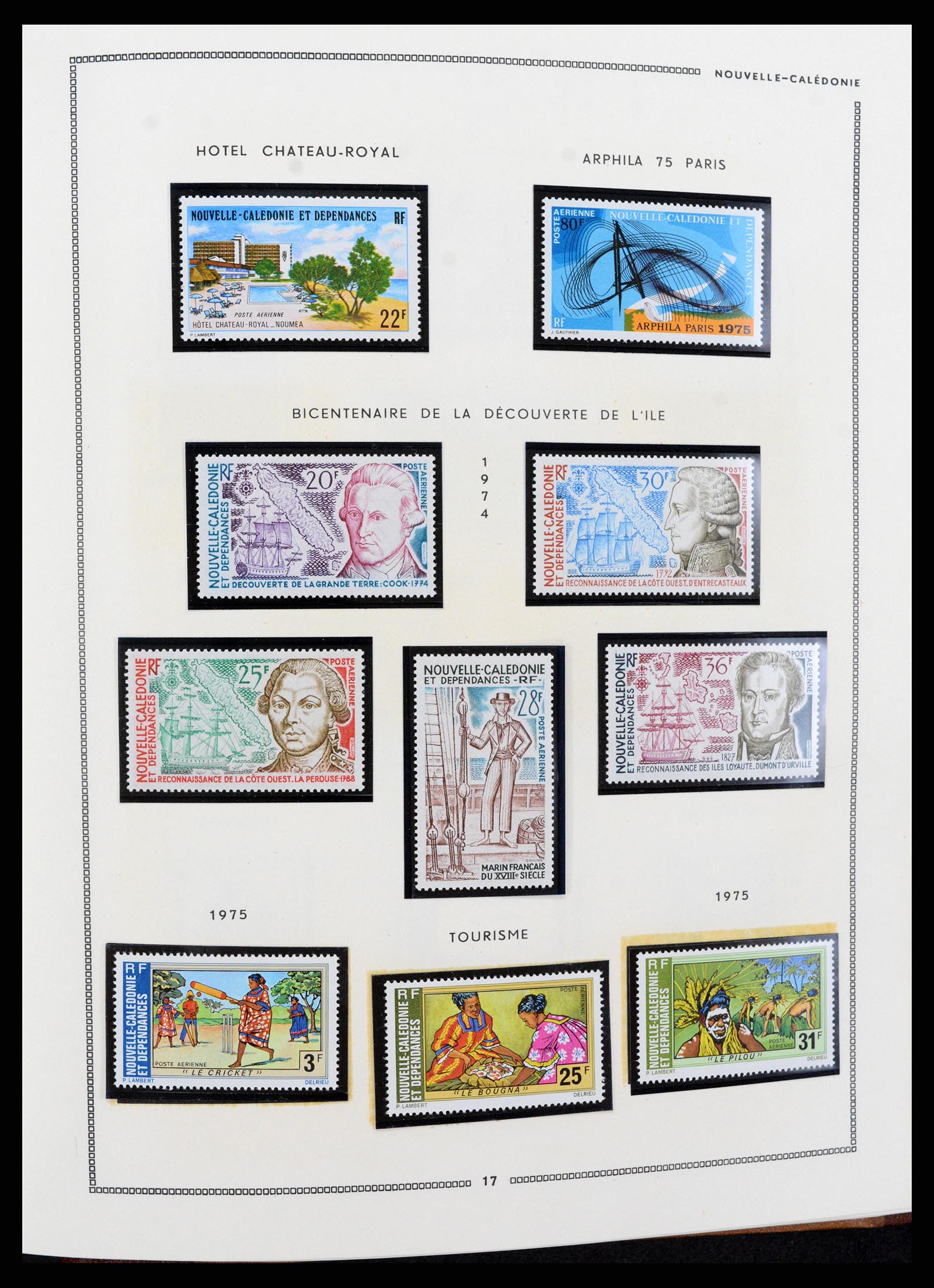 37612 063 - Postzegelverzameling 37612 Nieuw Caledonië 1955-1997.