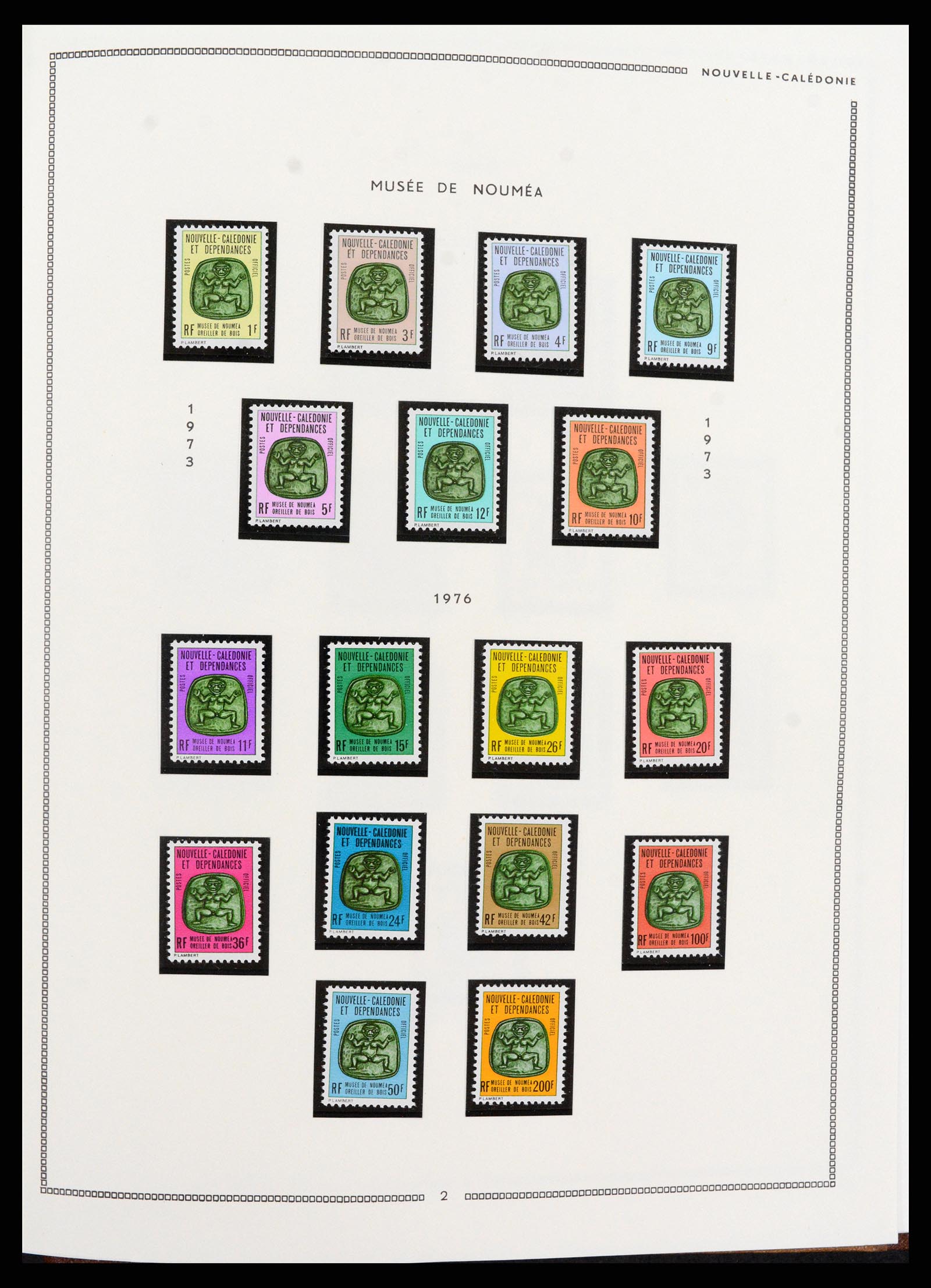 37612 077 - Postzegelverzameling 37612 Nieuw Caledonië 1955-1997.
