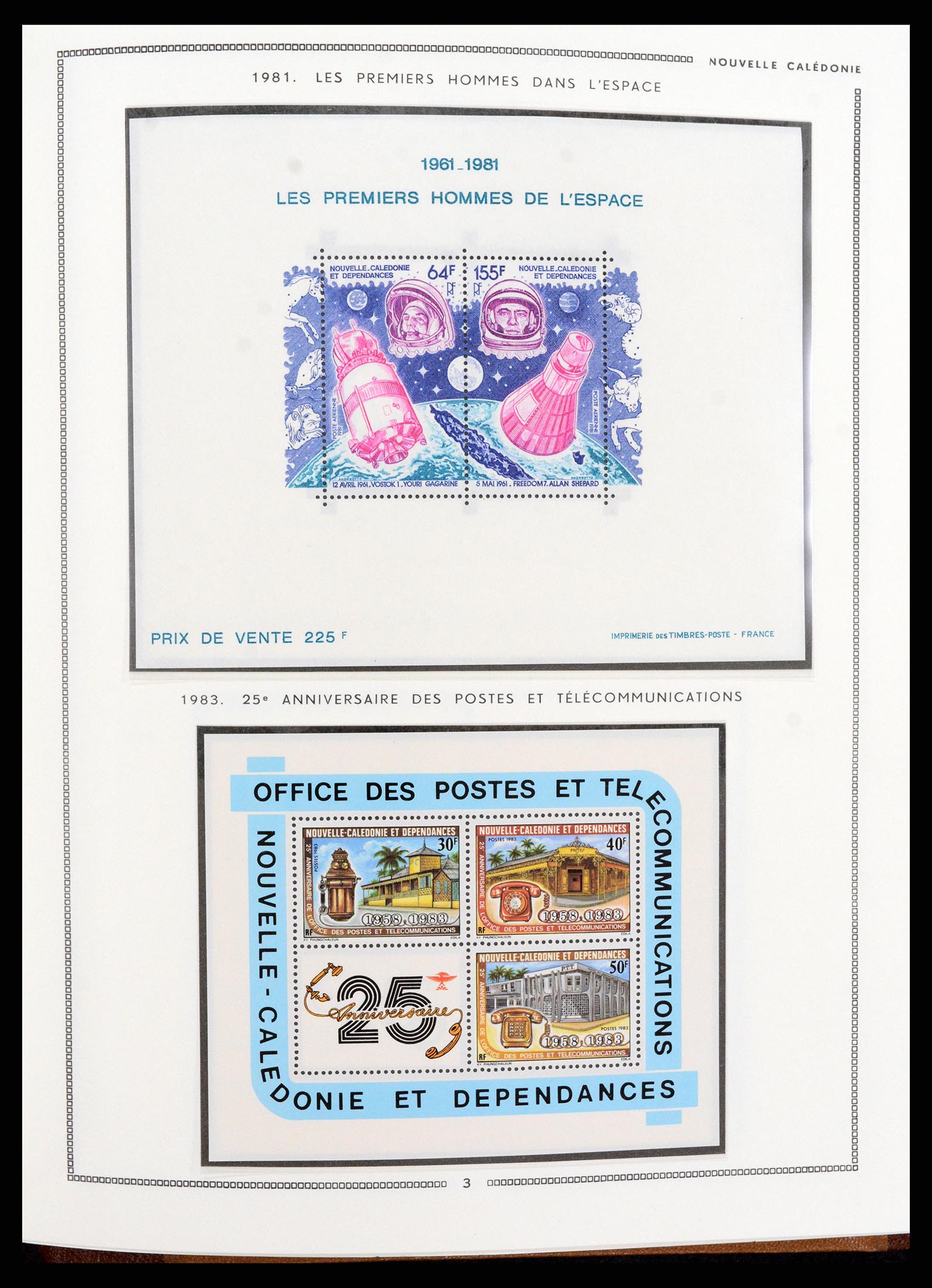 37612 081 - Postzegelverzameling 37612 Nieuw Caledonië 1955-1997.