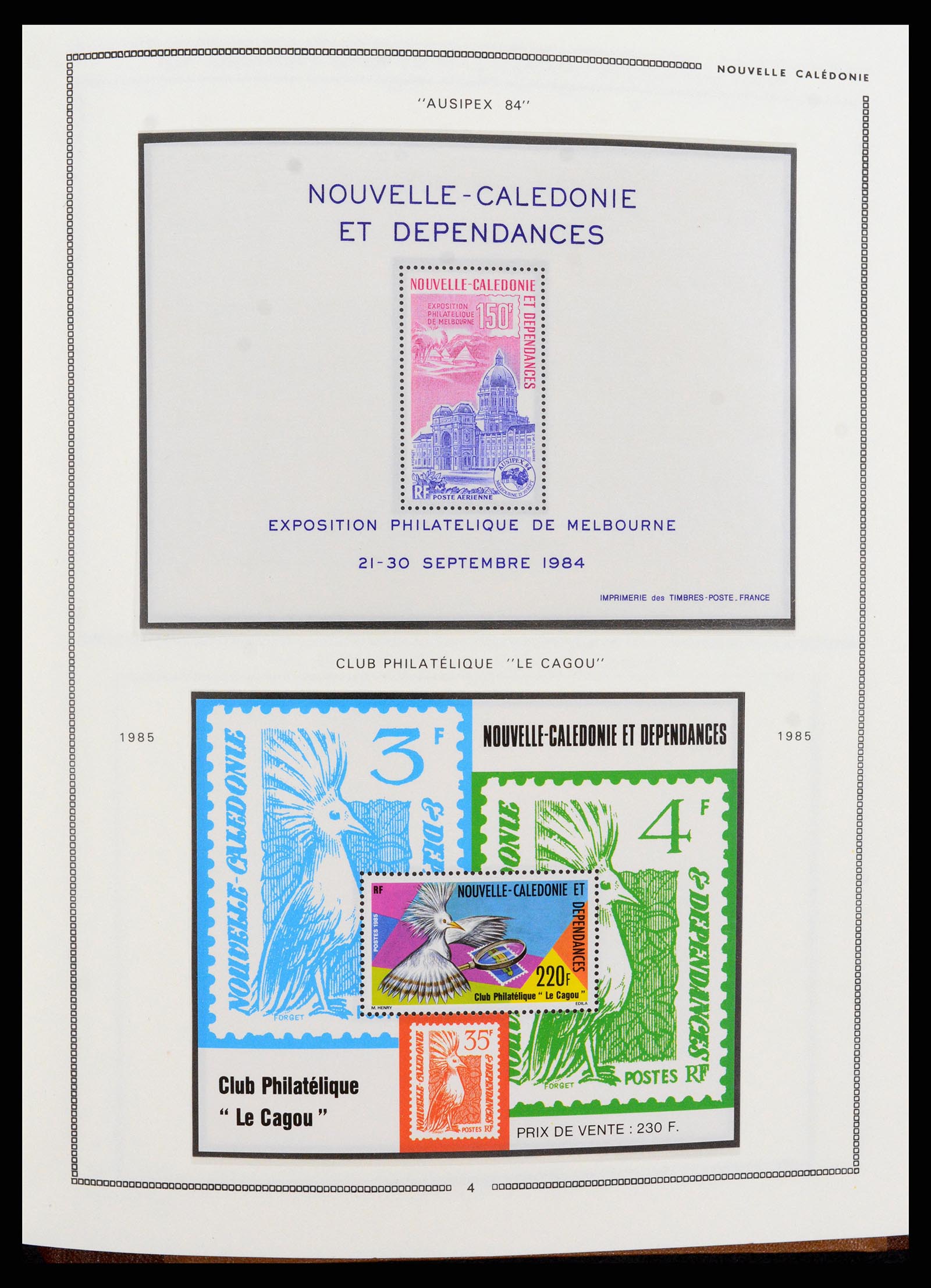 37612 082 - Postzegelverzameling 37612 Nieuw Caledonië 1955-1997.