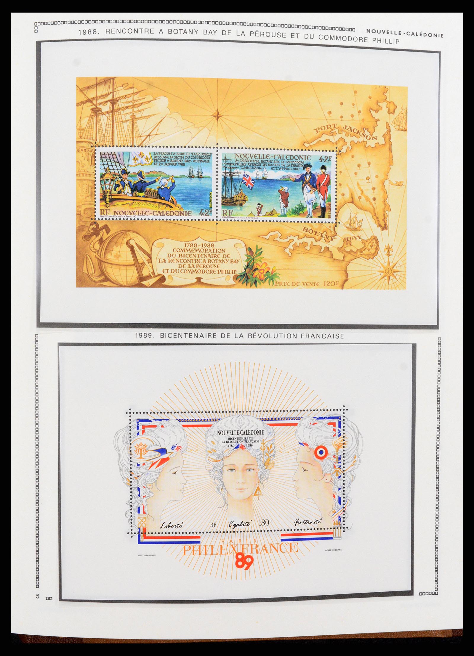 37612 083 - Postzegelverzameling 37612 Nieuw Caledonië 1955-1997.