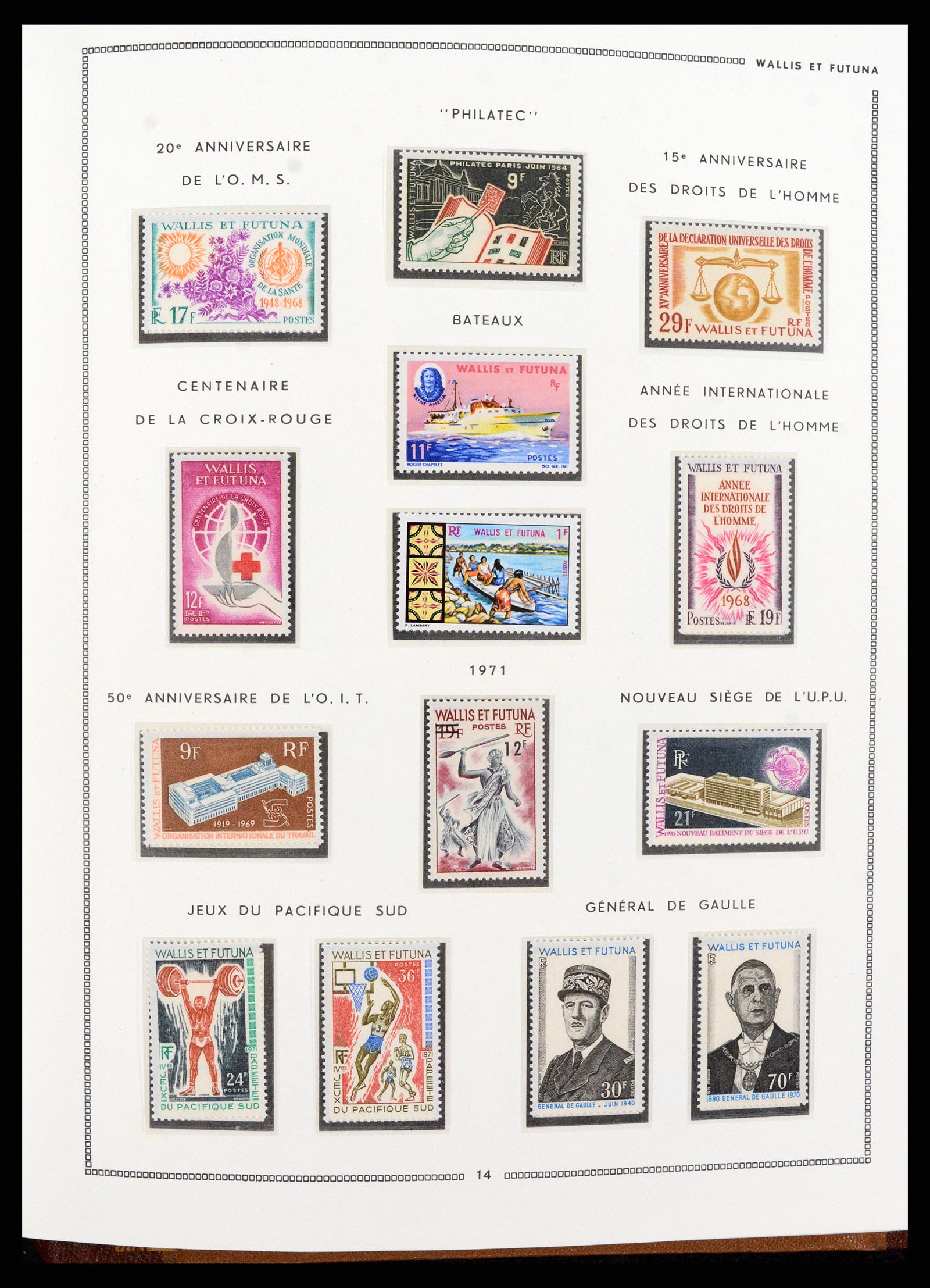 37612 087 - Postzegelverzameling 37612 Nieuw Caledonië 1955-1997.