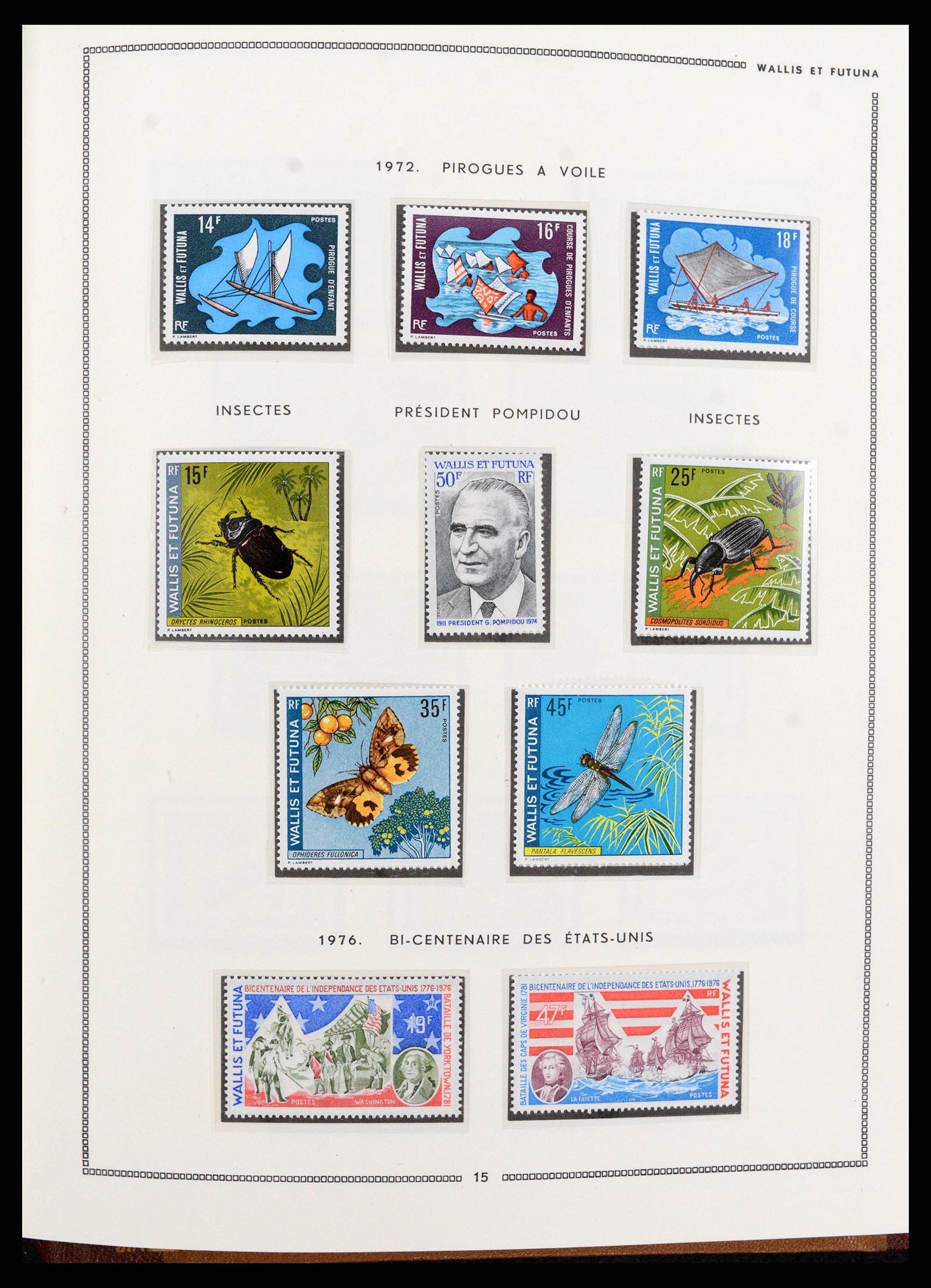 37612 088 - Postzegelverzameling 37612 Nieuw Caledonië 1955-1997.