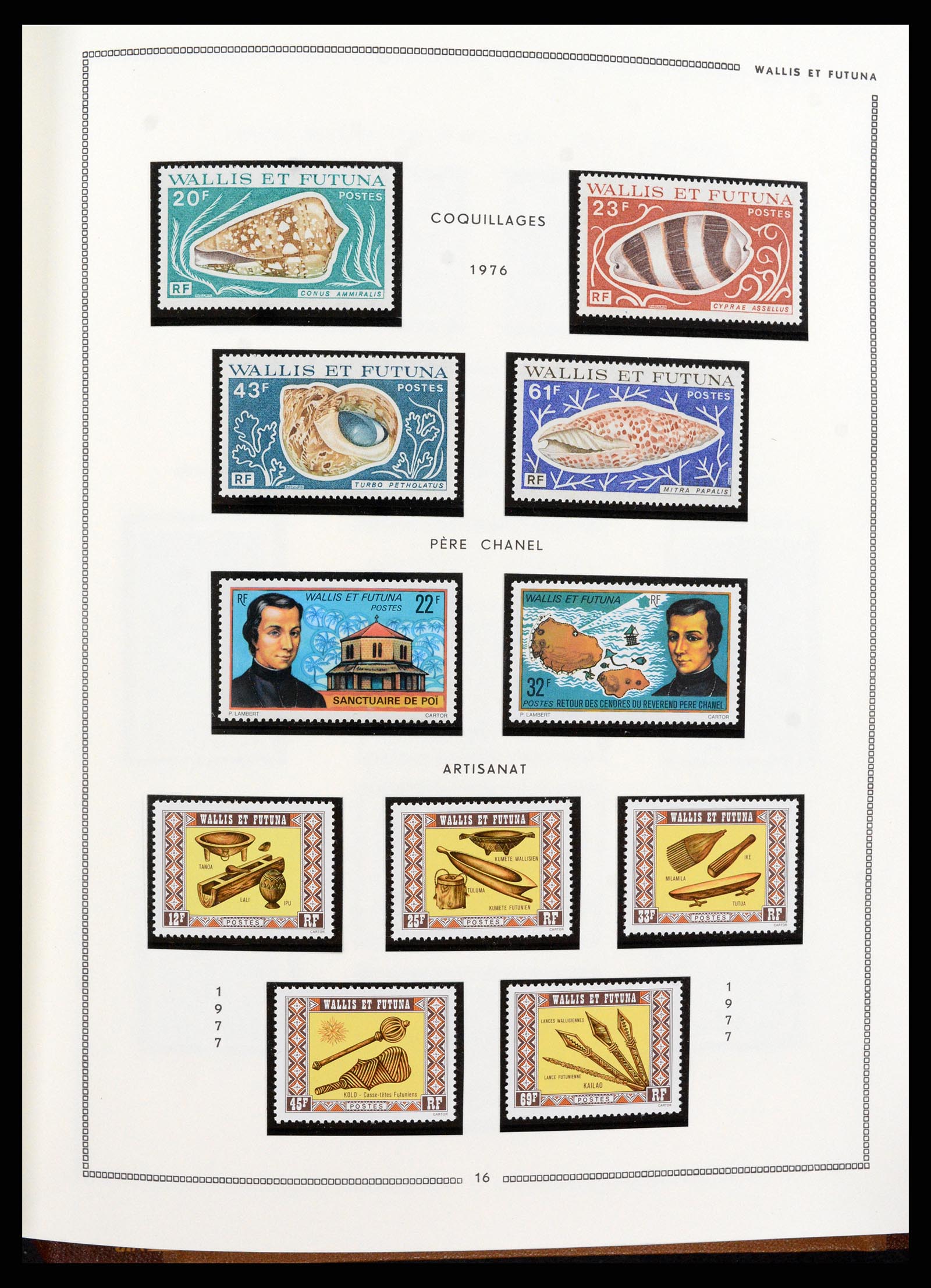 37612 089 - Postzegelverzameling 37612 Nieuw Caledonië 1955-1997.