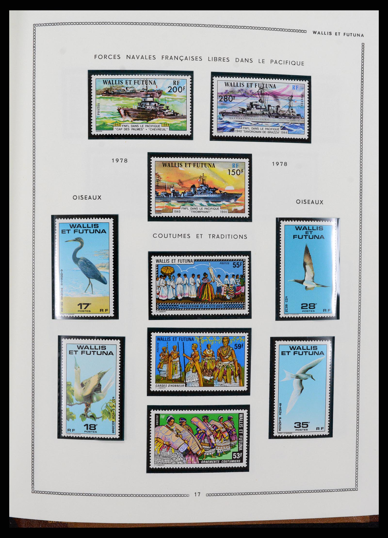 37612 090 - Postzegelverzameling 37612 Nieuw Caledonië 1955-1997.