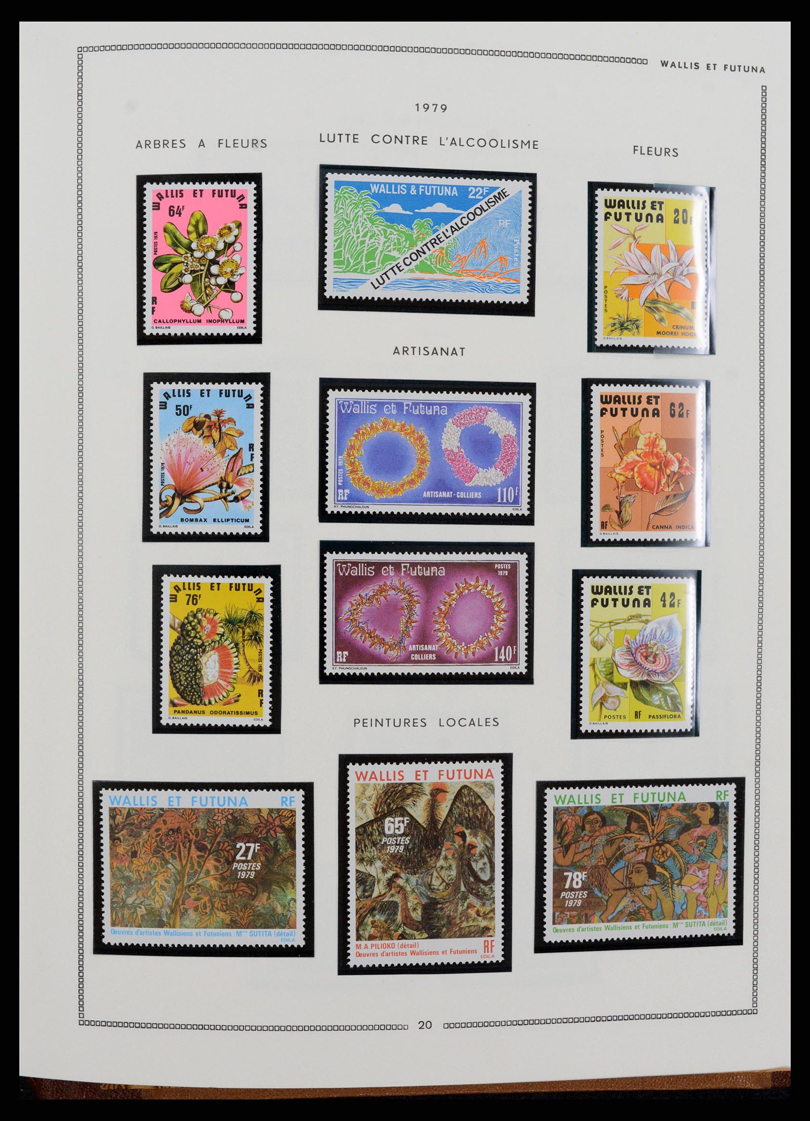 37612 093 - Postzegelverzameling 37612 Nieuw Caledonië 1955-1997.
