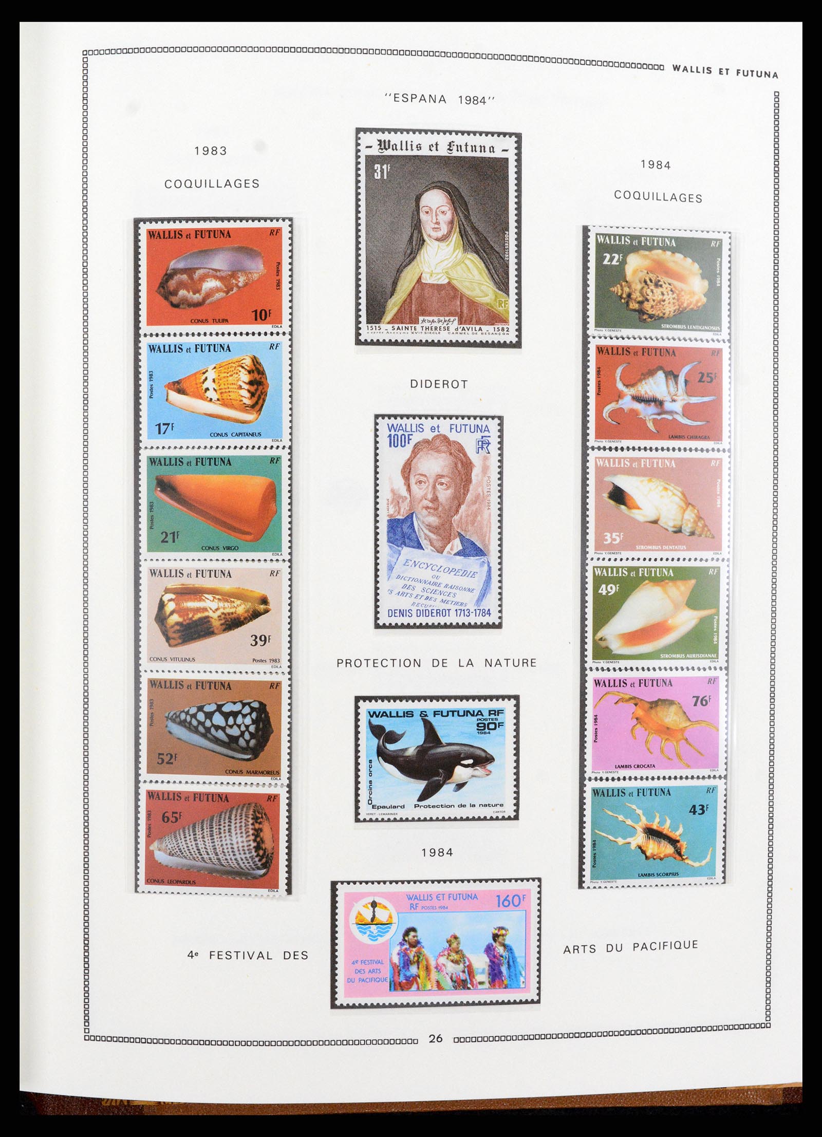 37612 099 - Postzegelverzameling 37612 Nieuw Caledonië 1955-1997.