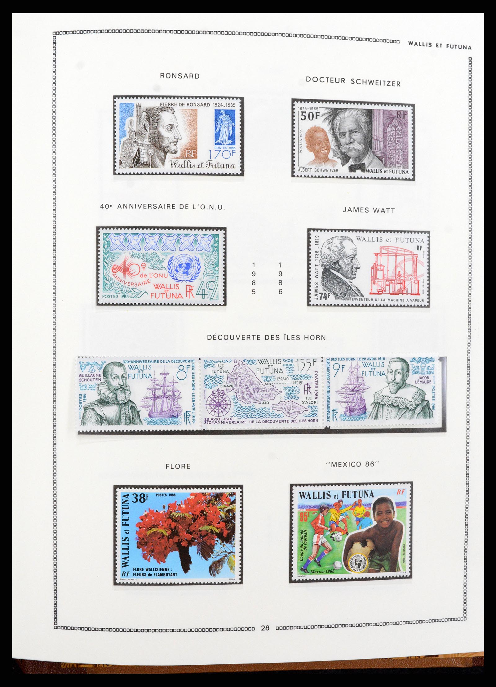 37612 101 - Stamp collection 37612 New Caledonia 1955-1997.